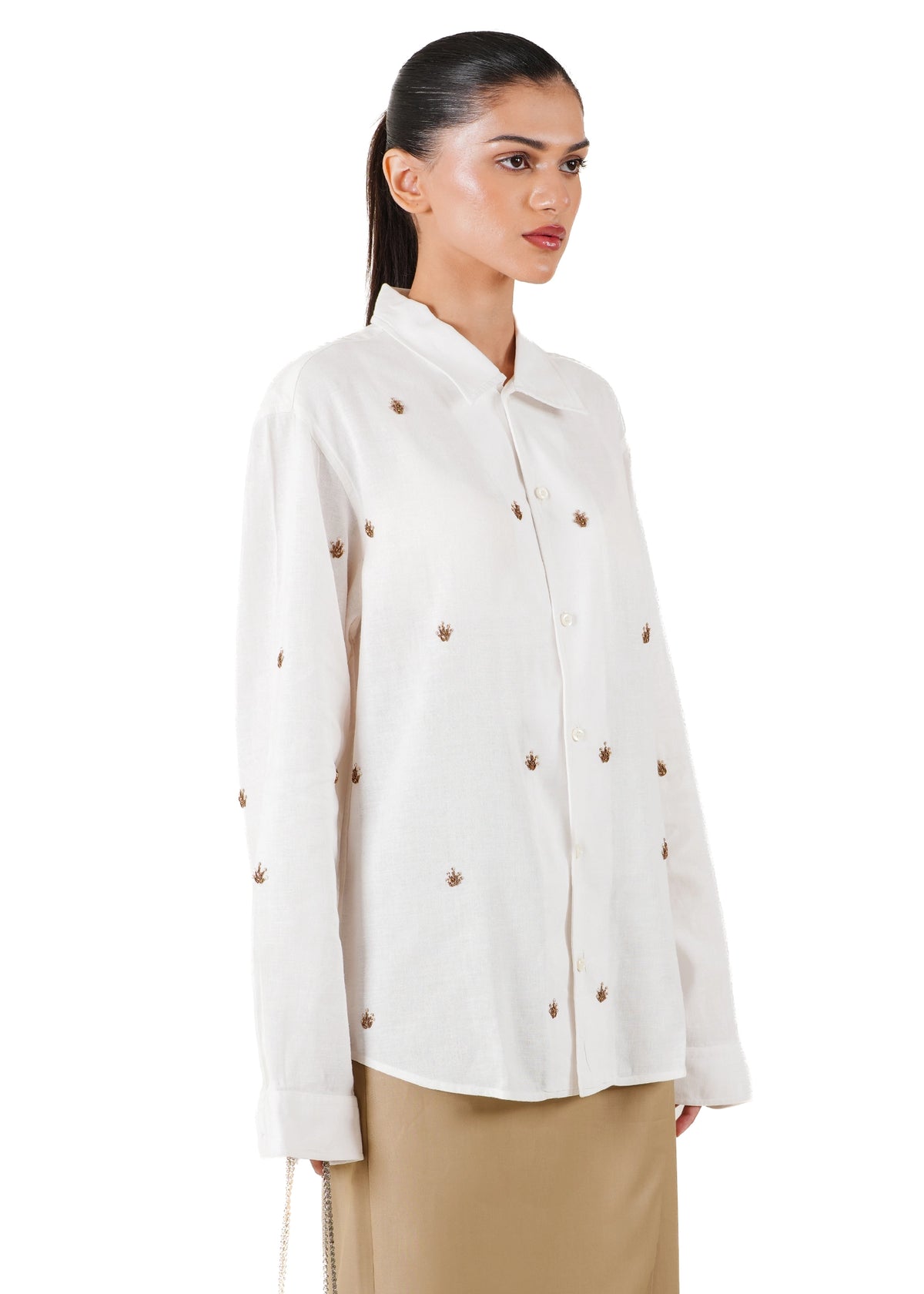 Osami White White Sahil Shirt - CULT