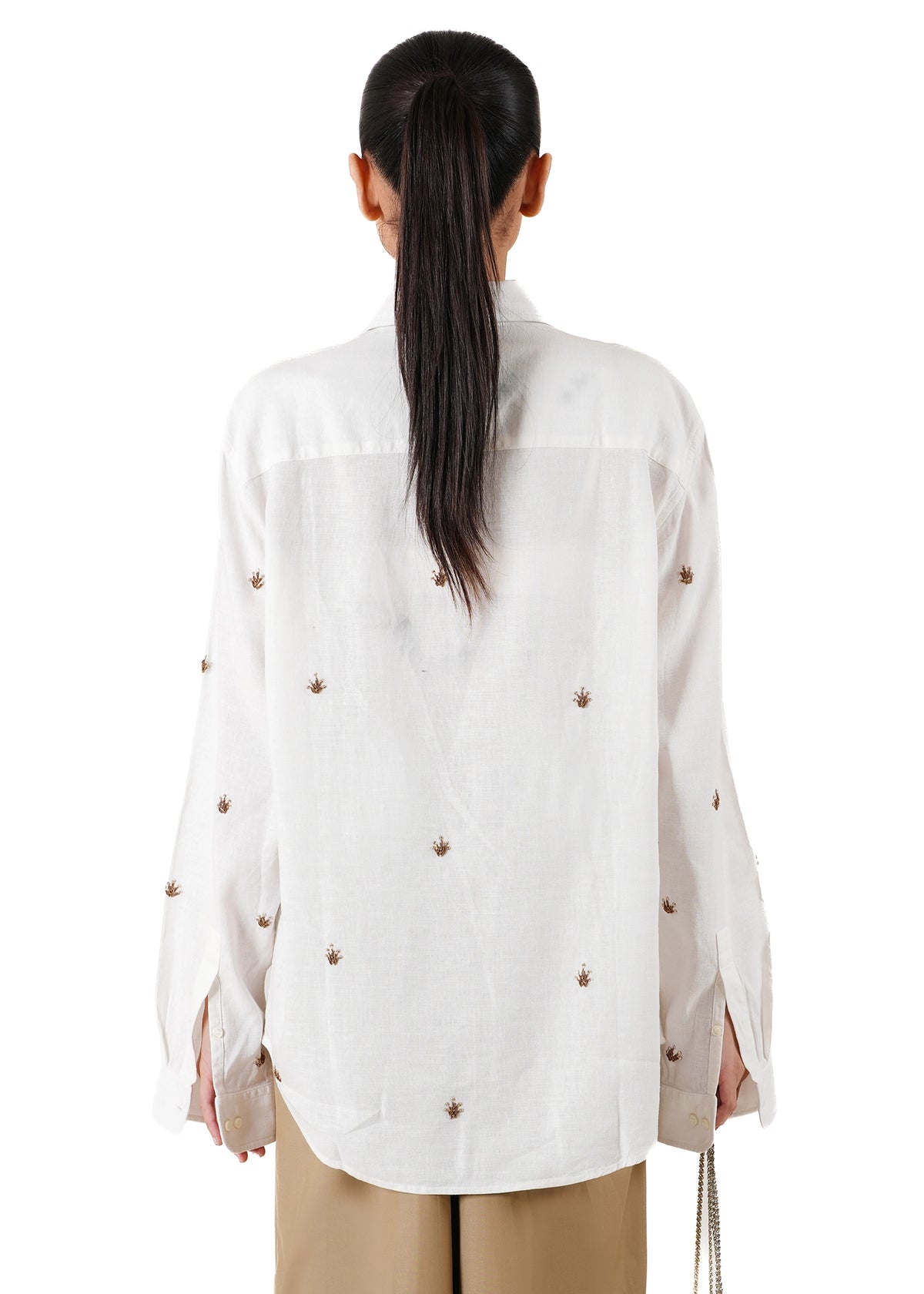 Osami White White Sahil Shirt - CULT - haider