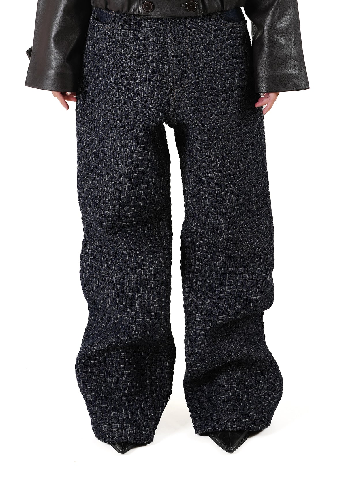 Dreams of Arthur Blue Hand Braided Flare Denim - CULT - haider