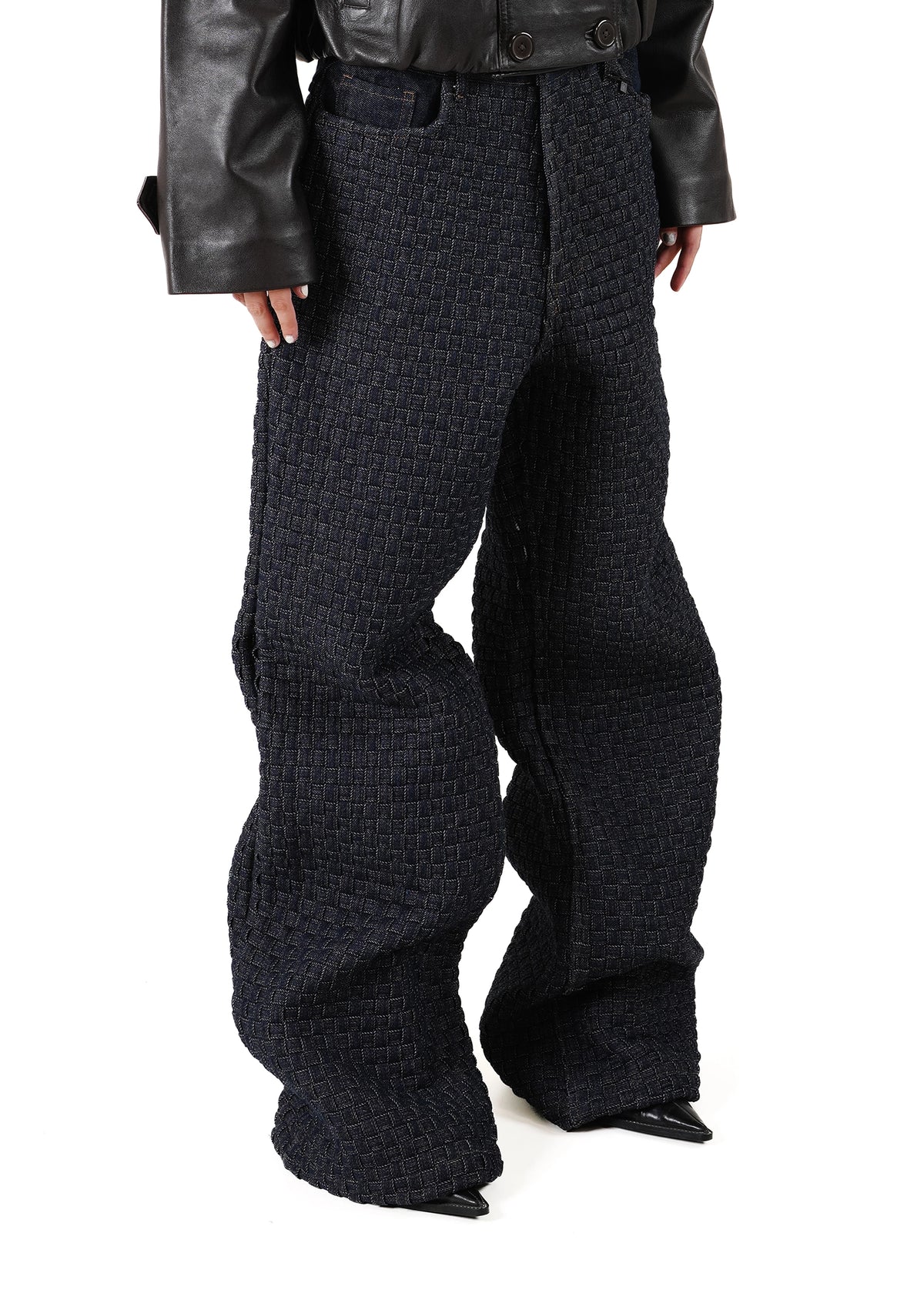 Dreams of Arthur Blue Hand Braided Flare Denim - CULT - haider