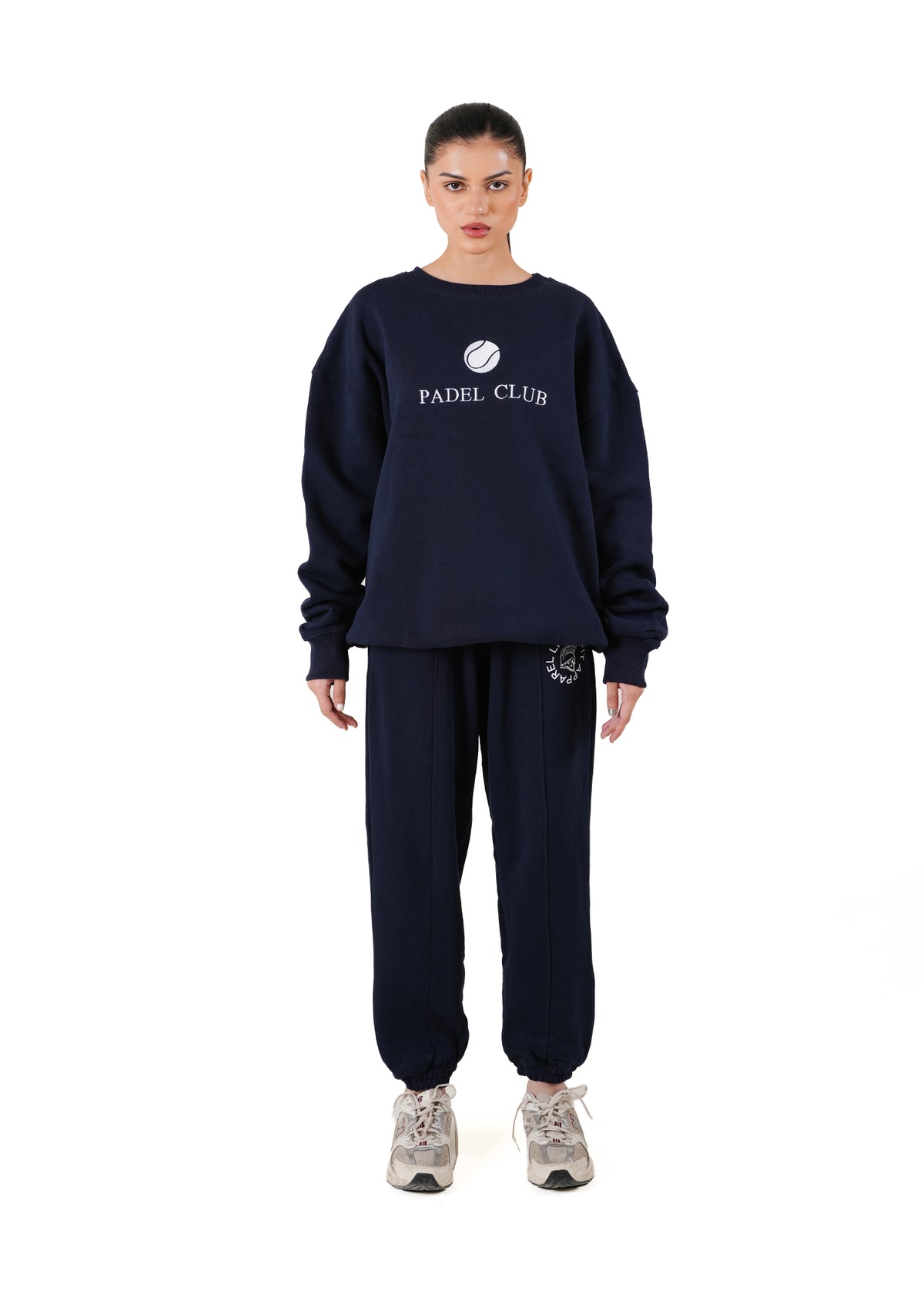 Living Fit Apparel Navy Court Club Sweatshirt - CULT - haider