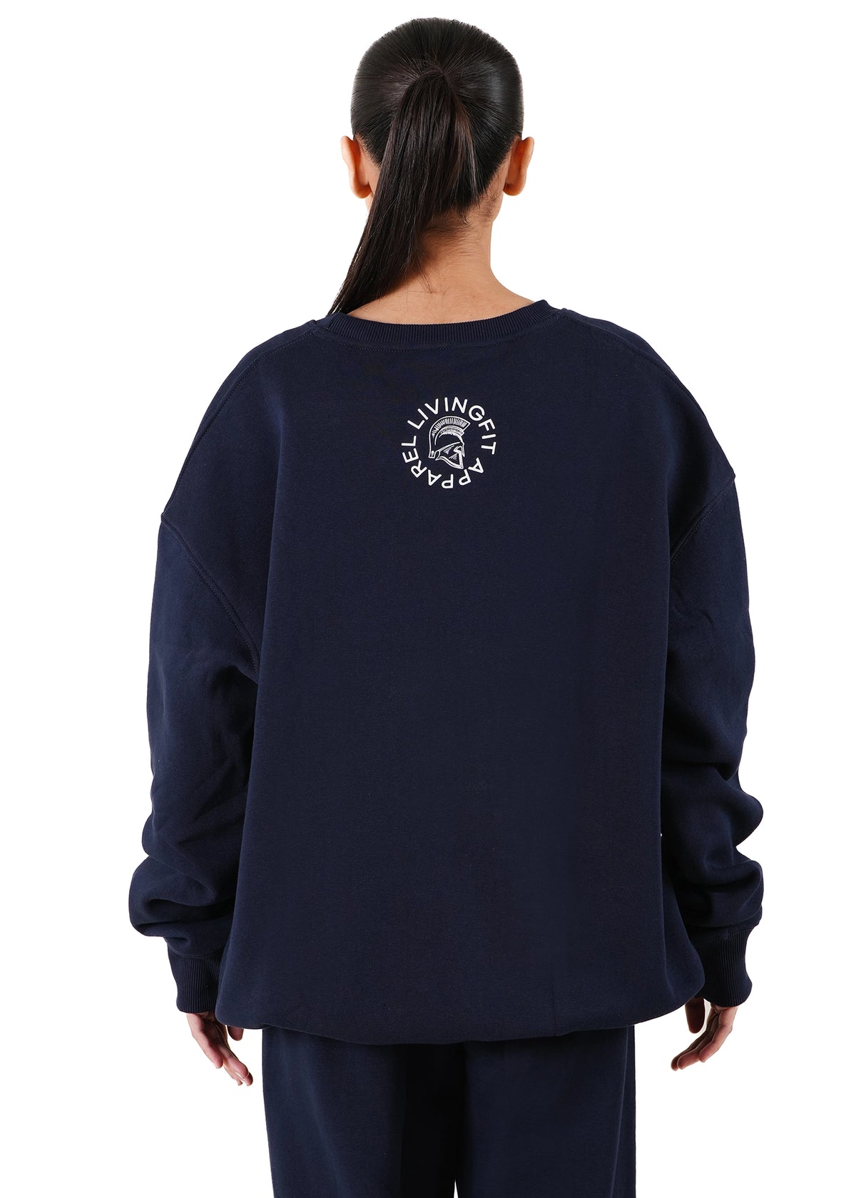 Living Fit Apparel Navy Court Club Sweatshirt - CULT - haider