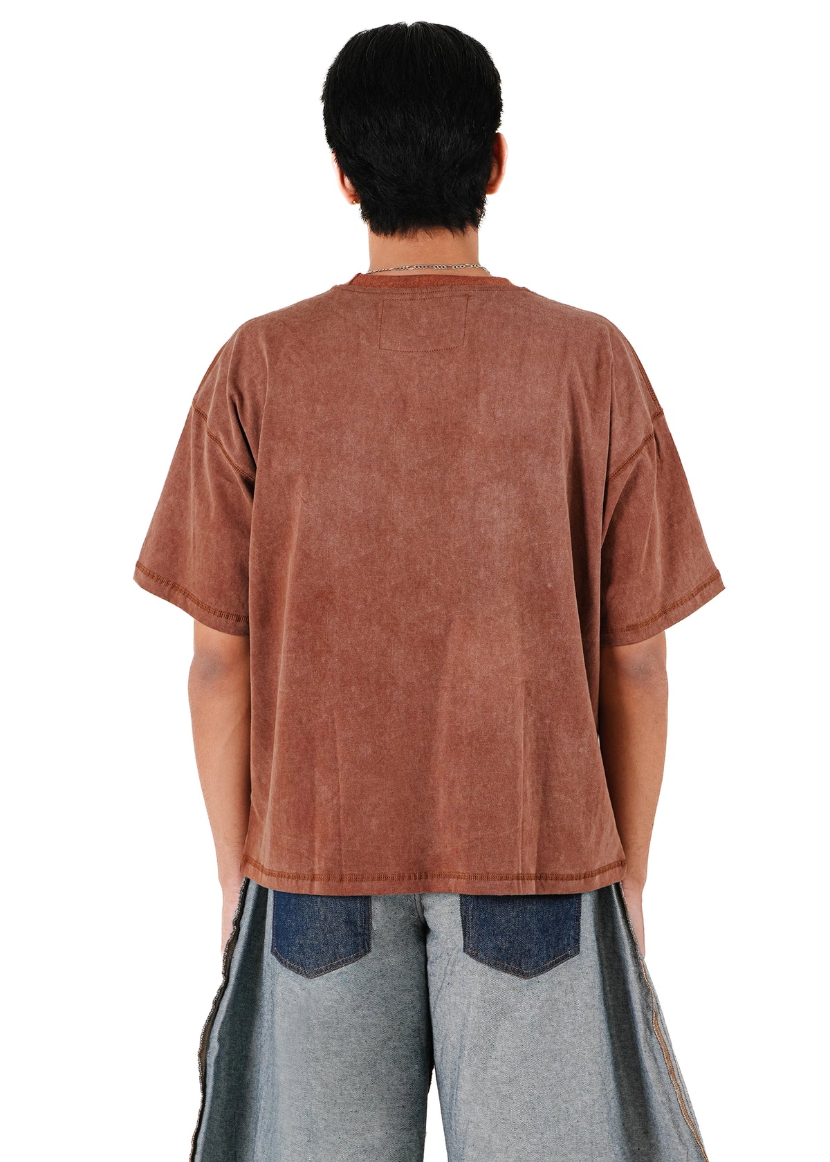 Love Closely Rust Rust Cropped T-Shirt - Karachi - CULT - haider