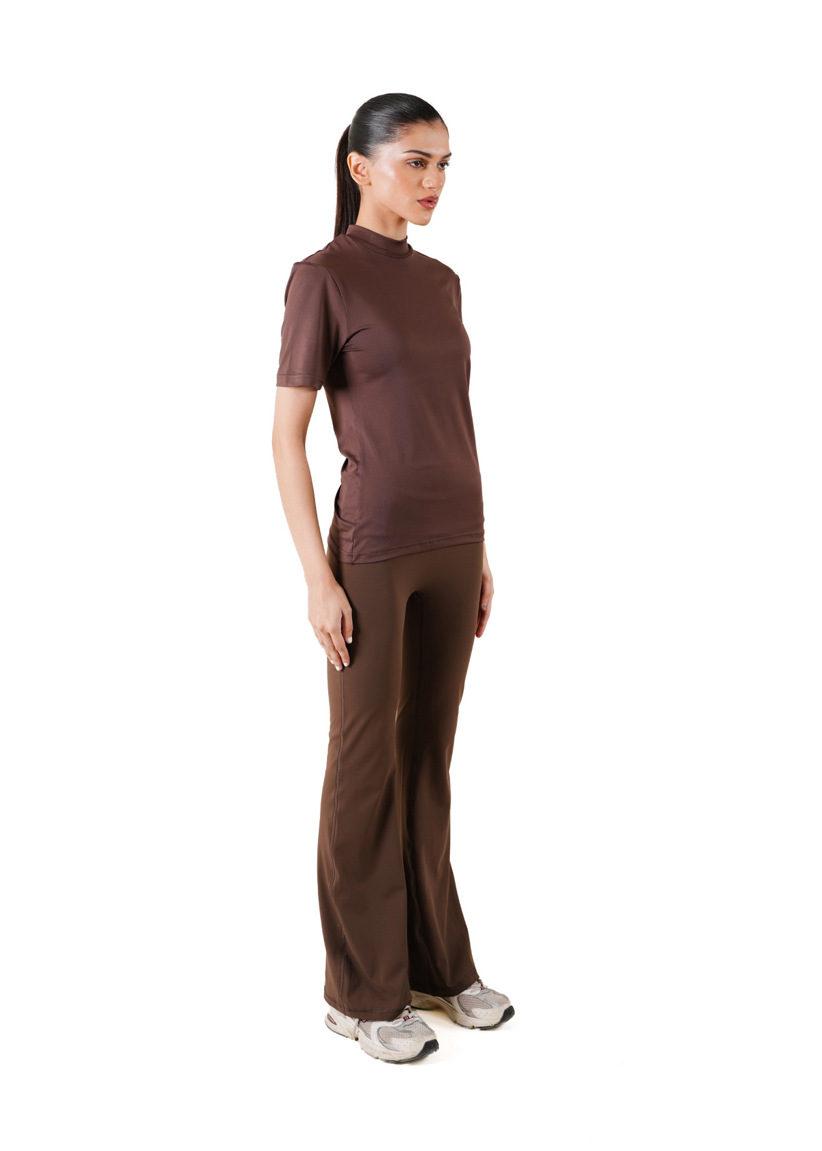 Living Fit Apparel Coffee Brown Coffee Bean Ultra Flex No Seam Movement Pants - CULT