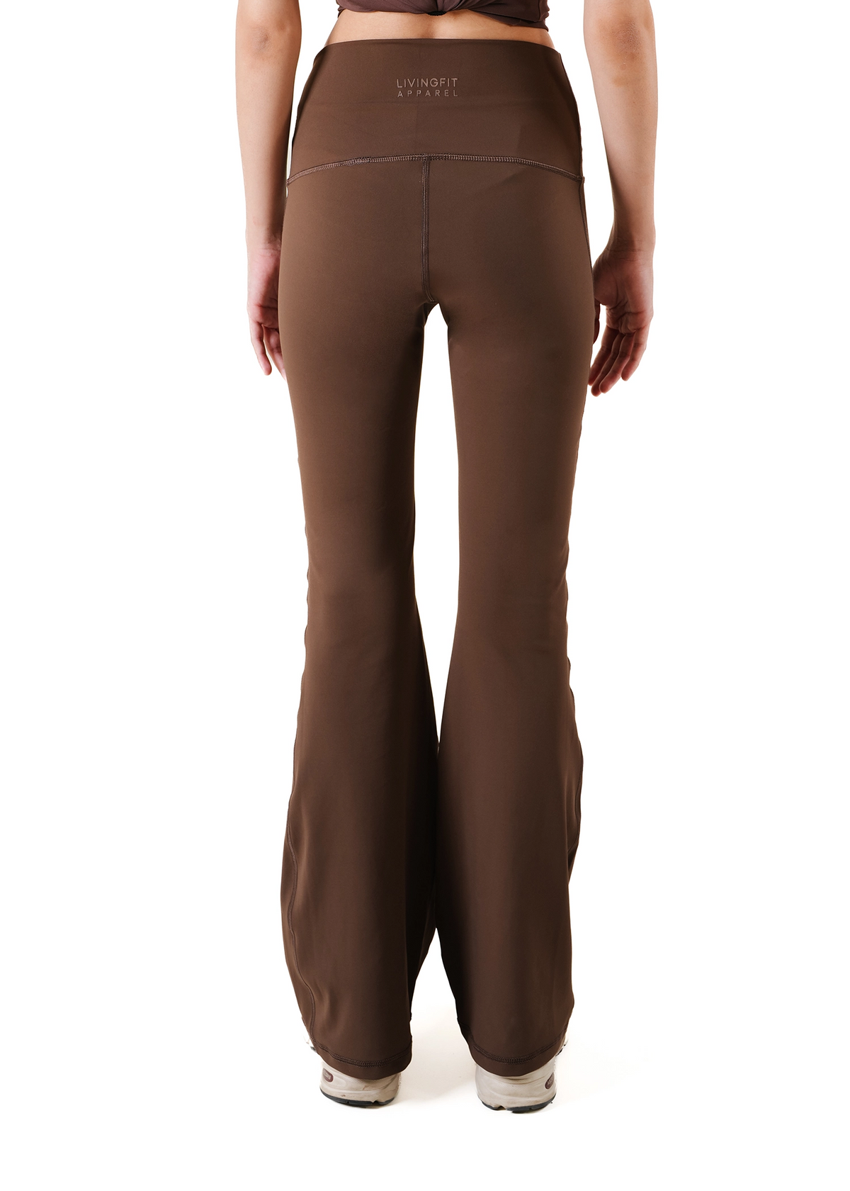 Living Fit Apparel Coffee Brown Coffee Bean Ultra Flex No Seam Movement Pants - CULT