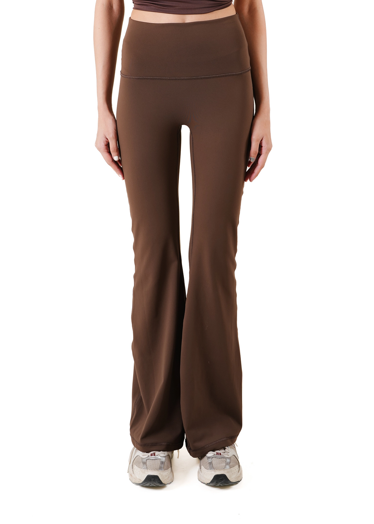 Living Fit Apparel Coffee Brown Coffee Bean Ultra Flex No Seam Movement Pants - CULT