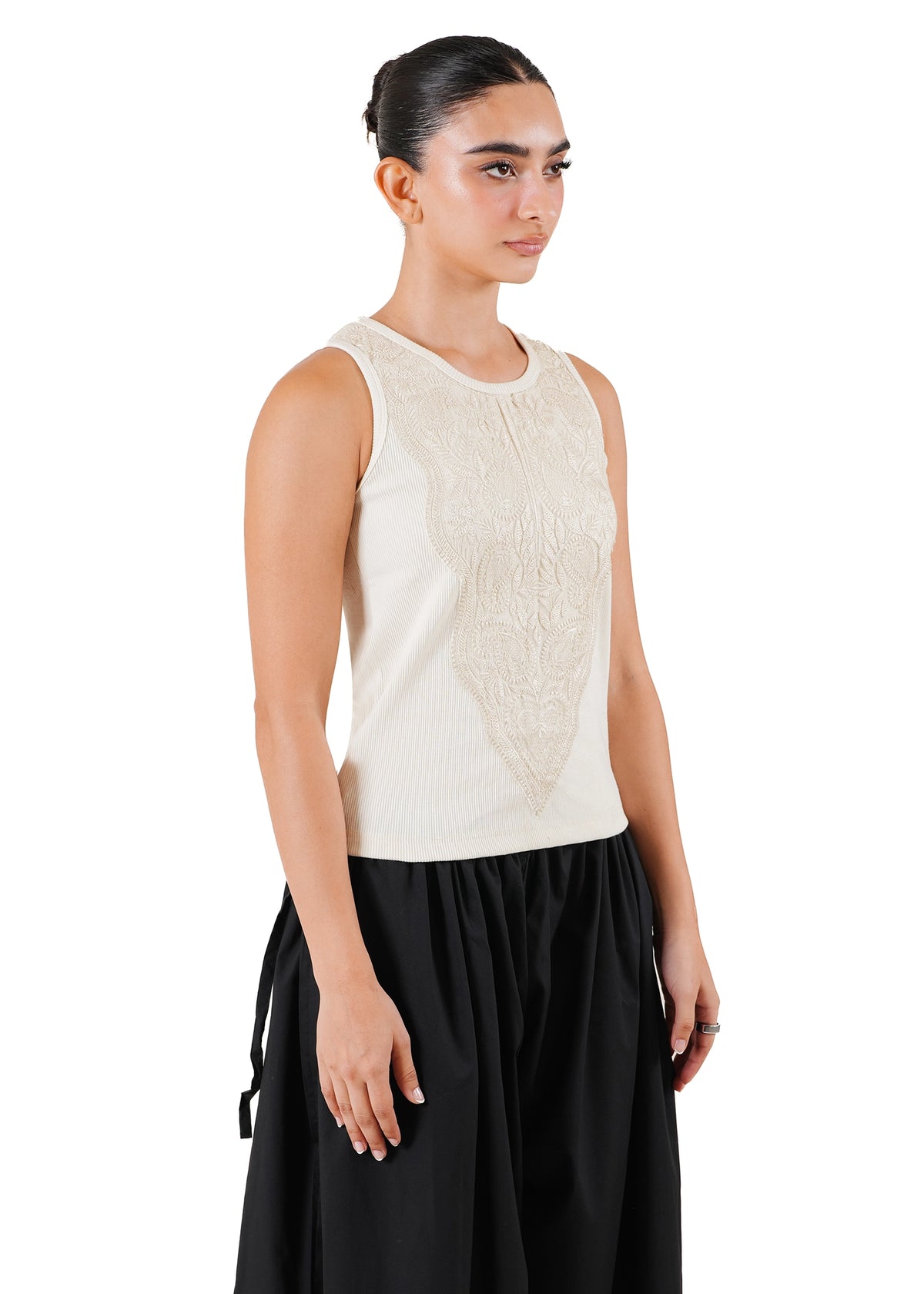 Collected XX White Paan White Vest - CULT