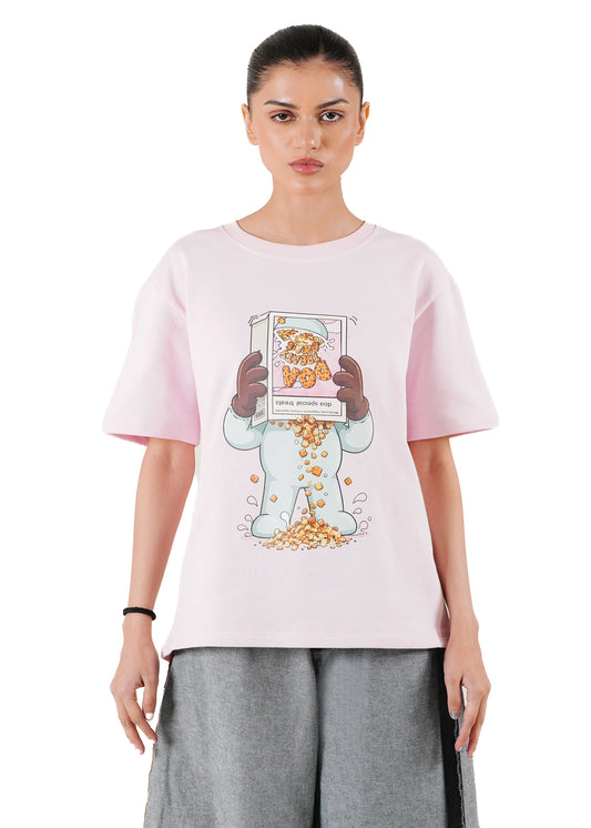 Pink DOA Treats Oversized Tee