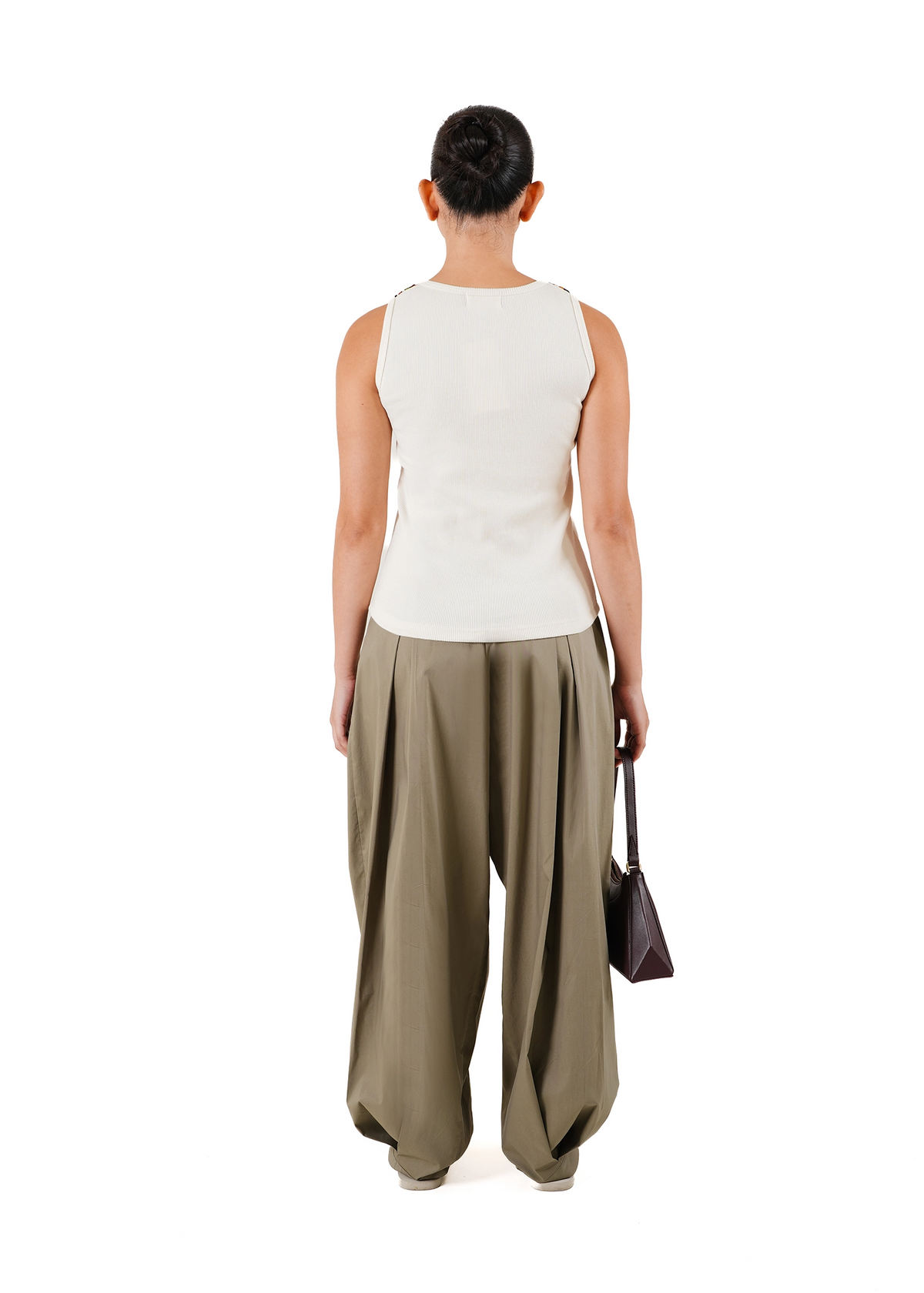 Baro Studio Khaki Khaki Balloon Pant - CULT - haider