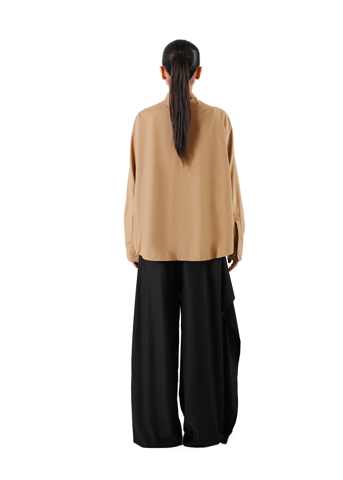 Dreams of Arthur Beige Silky Overshirt Braided Patch - CULT - haider