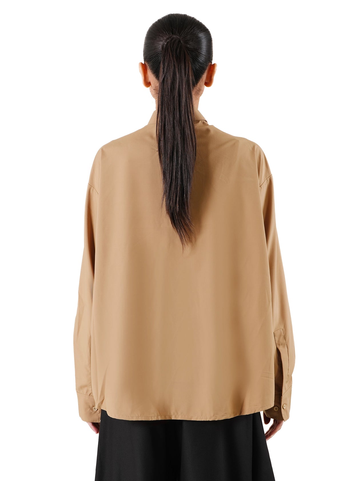 Dreams of Arthur Beige Silky Overshirt Braided Patch - CULT