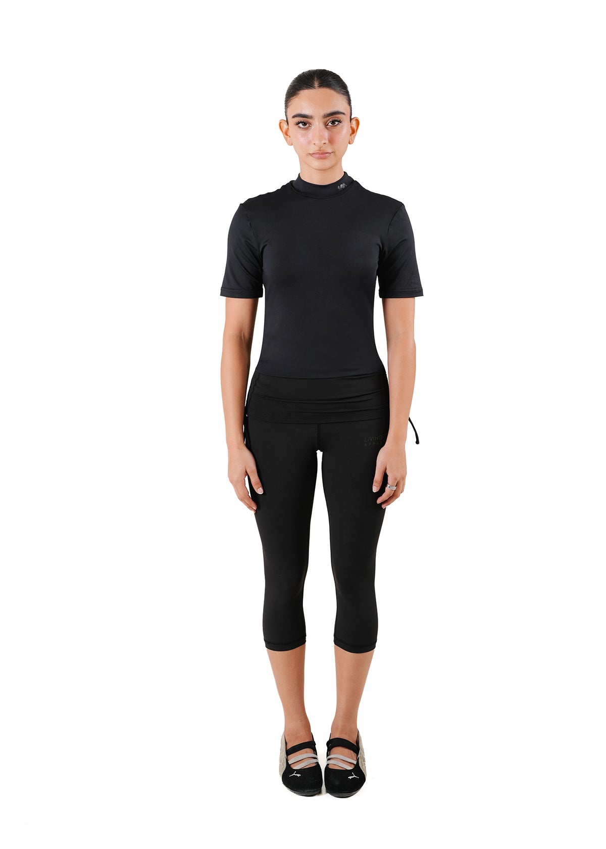 Living Fit Apparel Black Black Body Tee - CULT - haider