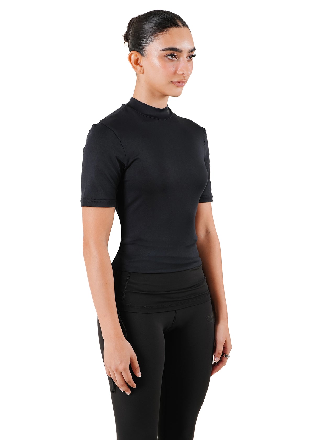 Living Fit Apparel Black Black Body Tee - CULT - haider