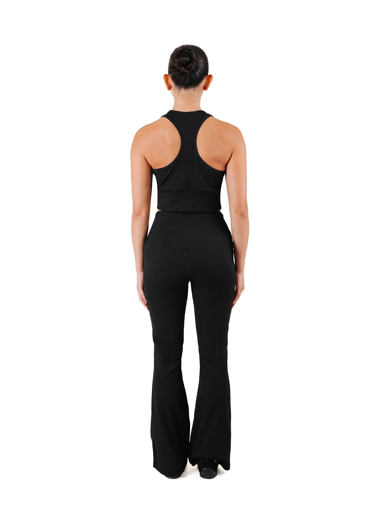 Living Fit Apparel Black Rib Movement Pants - CULT