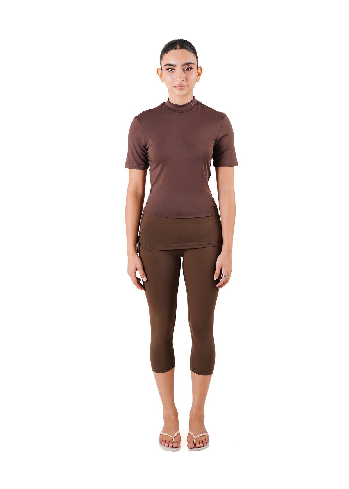 Living Fit Apparel Coffee Brown Coffee Brown Body Tee - CULT - haider