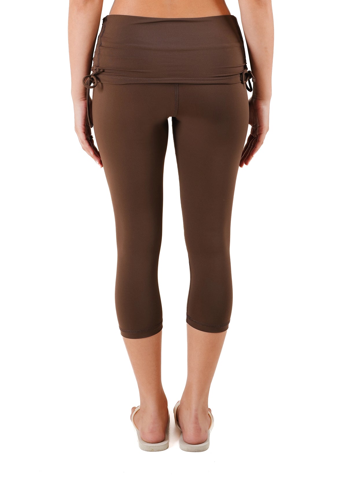 Living Fit Apparel Coffee Brown Coffee Brown Ultra Flex Capri - CULT