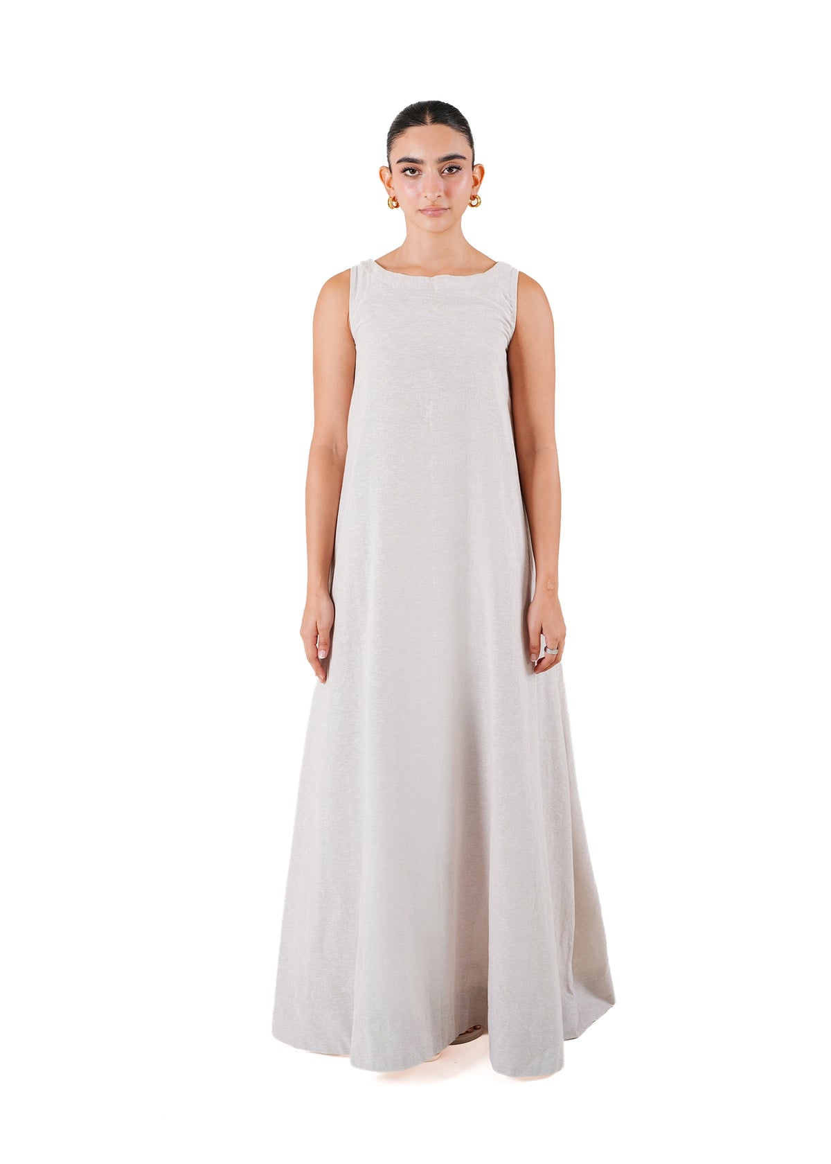 Fern Beige Beige A-Line Maxi Dress - CULT
