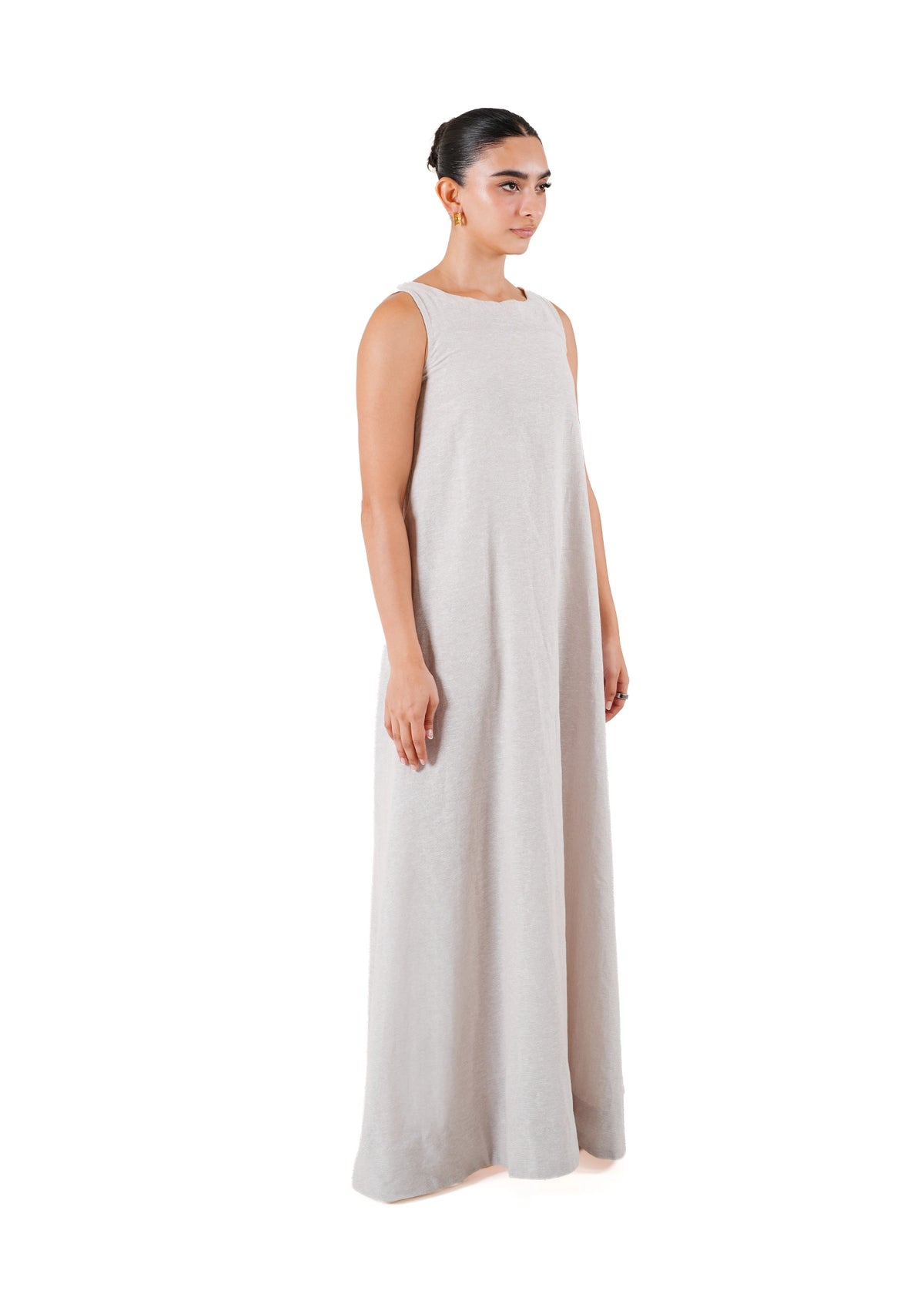 Fern Beige Beige A-Line Maxi Dress - CULT - haider