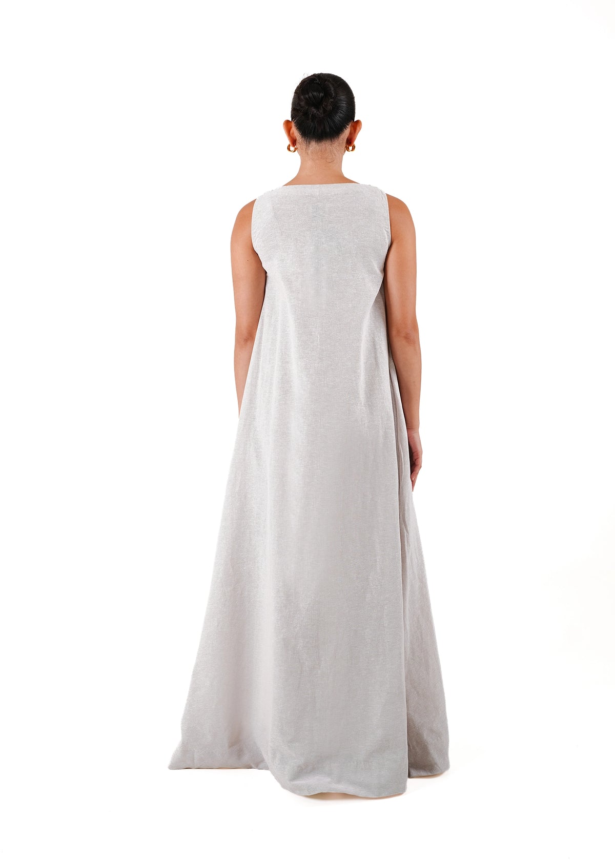 Fern Beige Beige A-Line Maxi Dress - CULT - haider