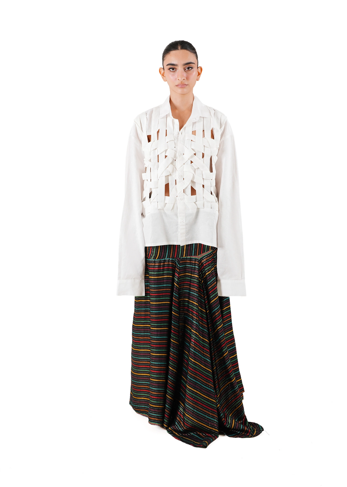 Collected XX Black Black Dhoti Skirt - CULT - haider