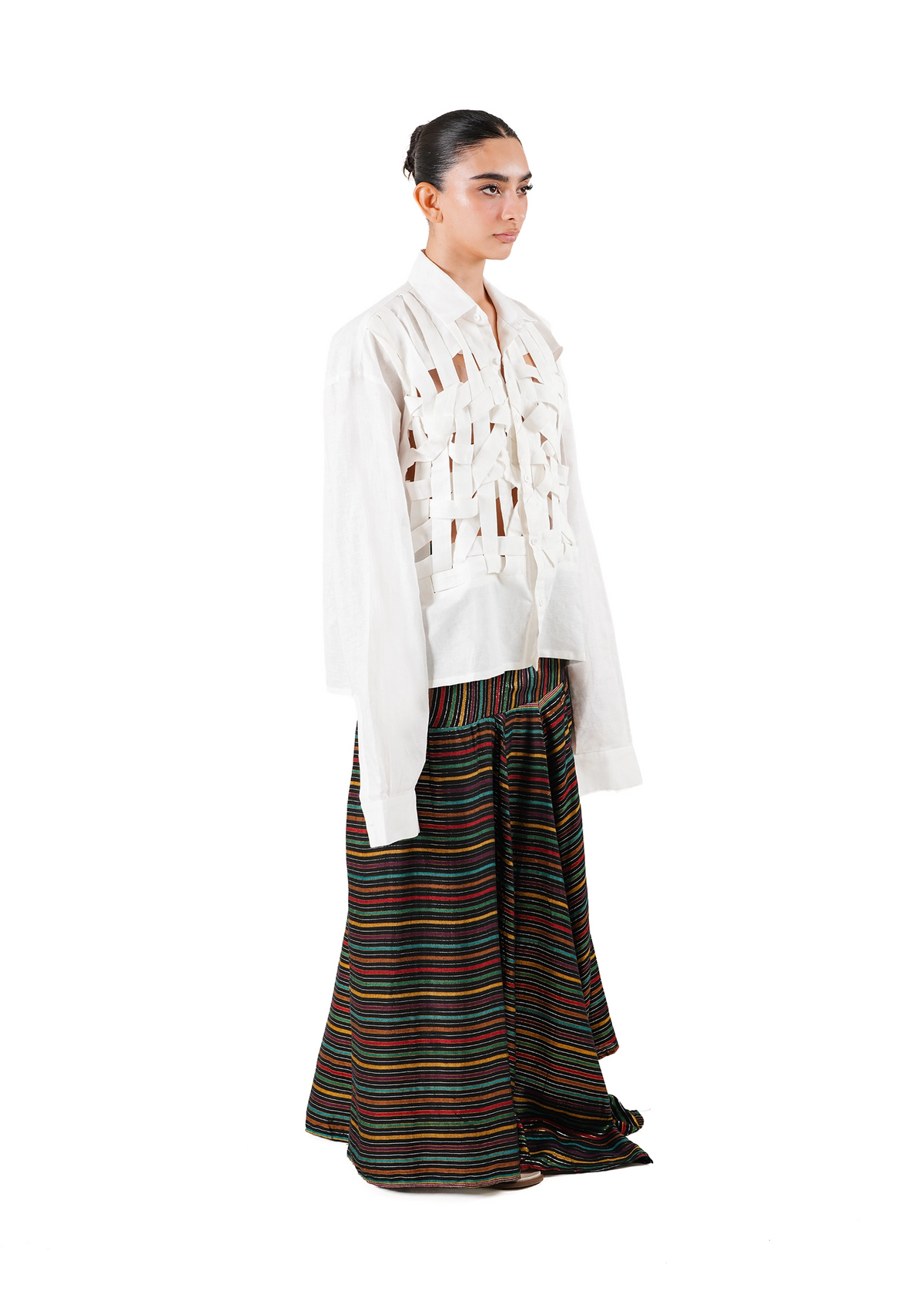 Collected XX Black Black Dhoti Skirt - CULT - haider