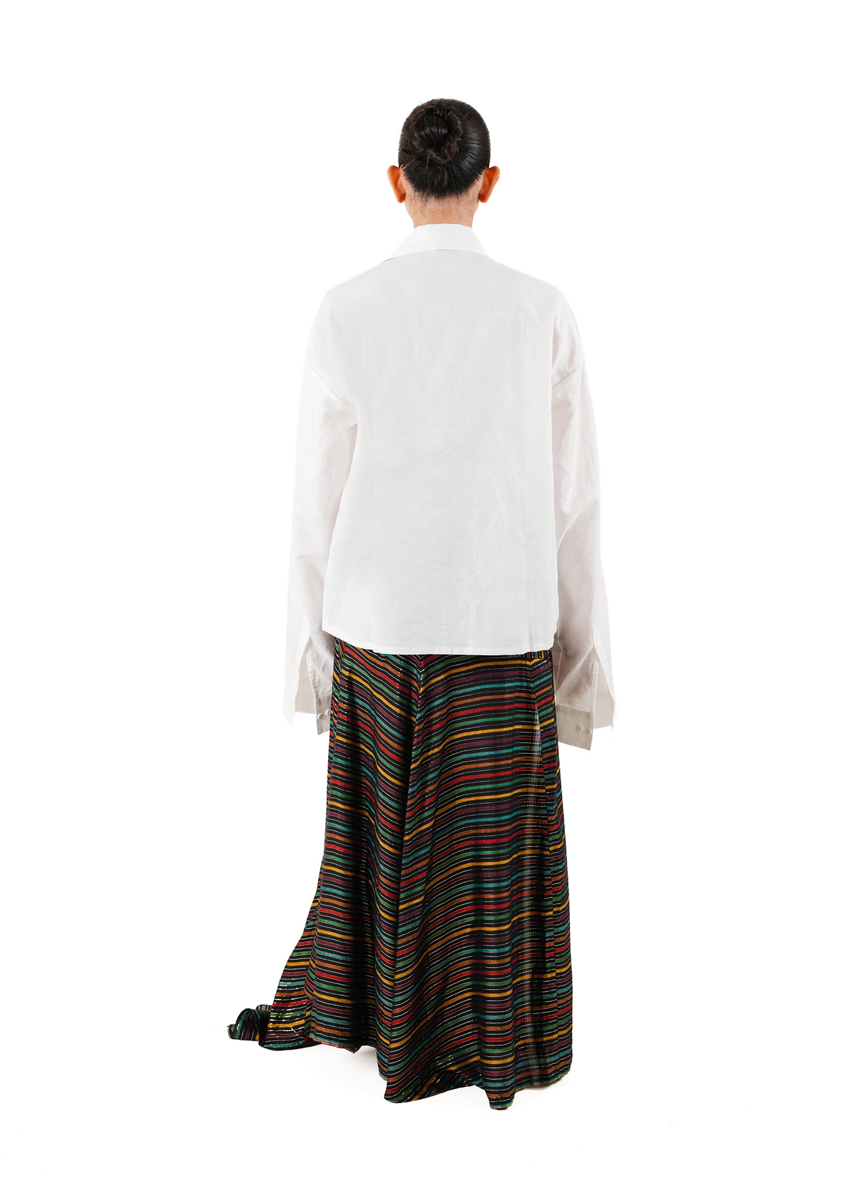 Collected XX Black Black Dhoti Skirt - CULT - haider