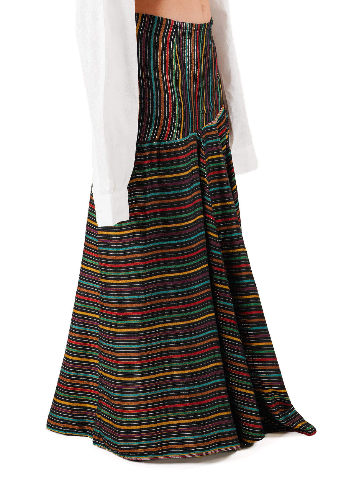 Collected XX Black Black Dhoti Skirt - CULT