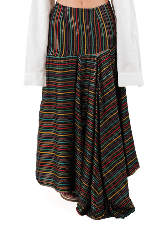 Black Dhoti Skirt