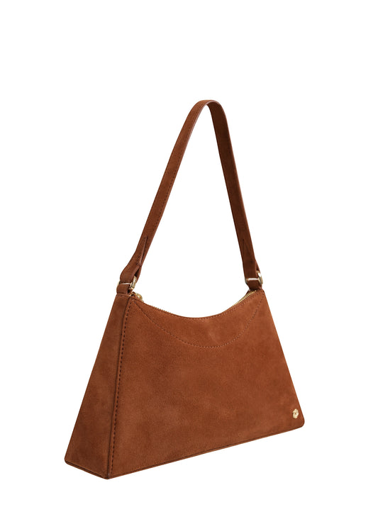 Butterscotch Suede Nana Bag