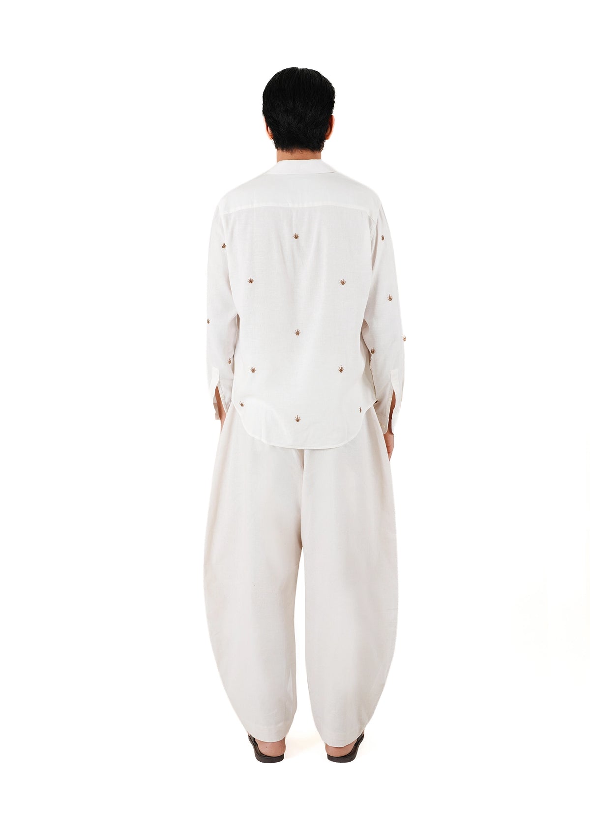 Osami White White Sahil Shirt - CULT - haider