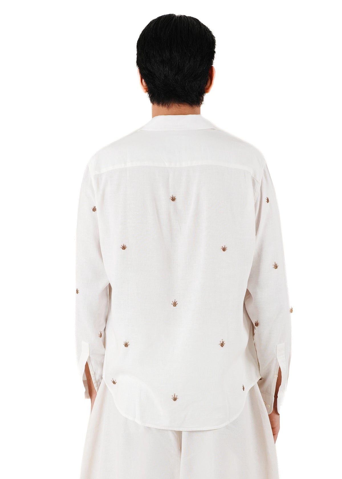 Osami White White Sahil Shirt - CULT - haider