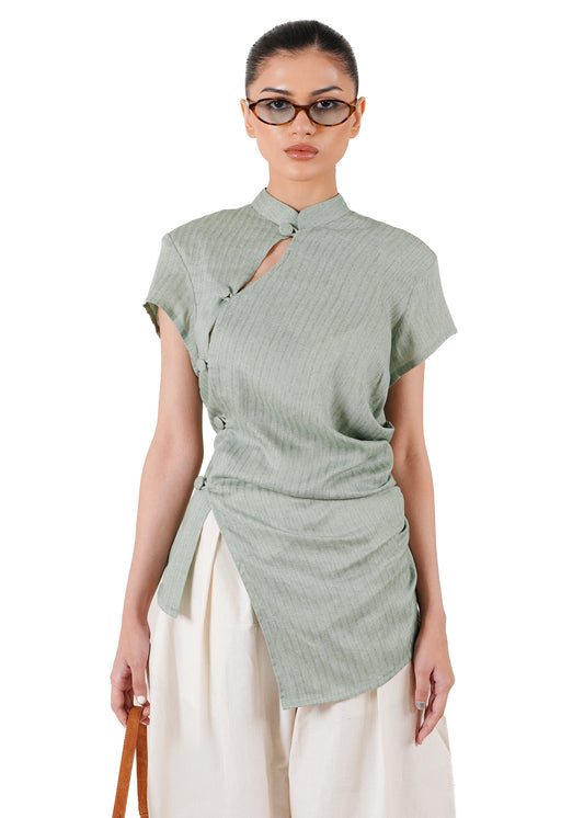 Sage Green Alibi Top