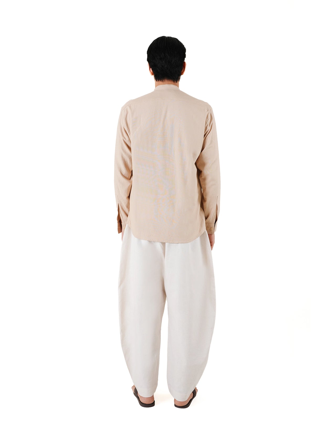 Another Sect Beige Beige Rohri Kashmiri Embroidery Shirt - CULT