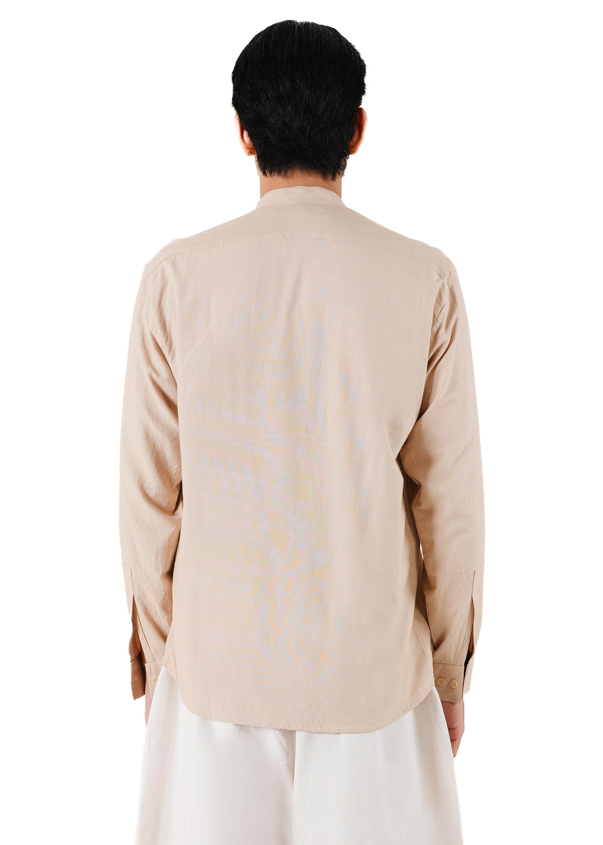 Another Sect Beige Beige Rohri Kashmiri Embroidery Shirt - CULT - haider