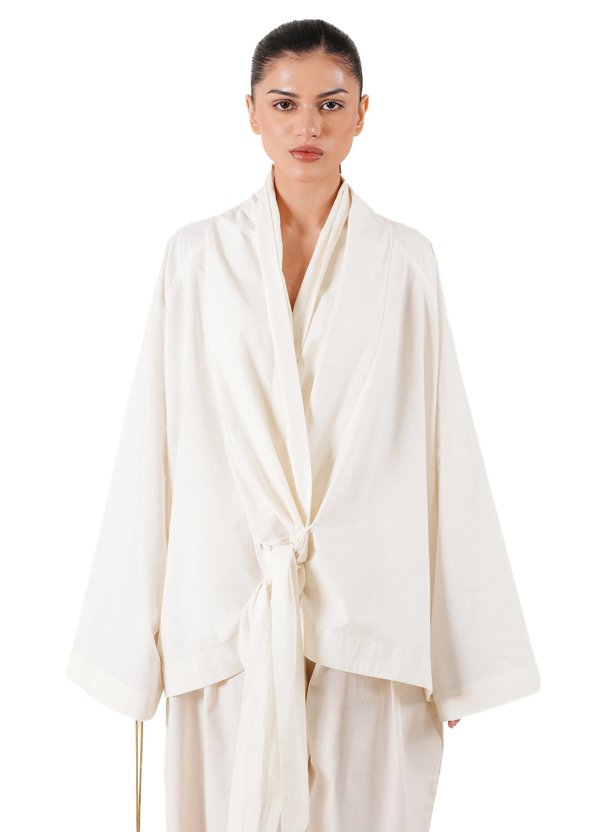 Baro Studio M Cream Kimono Top - CULT