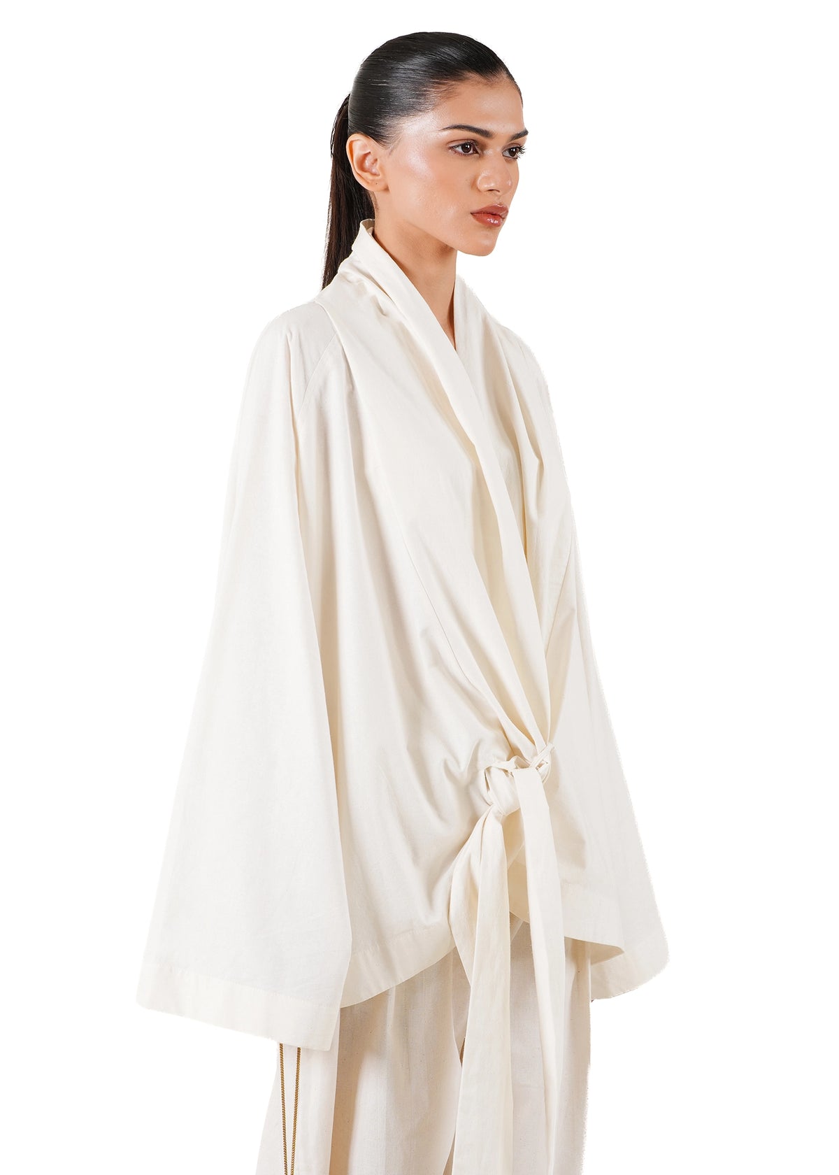 Baro Studio M Cream Kimono Top - CULT - haider