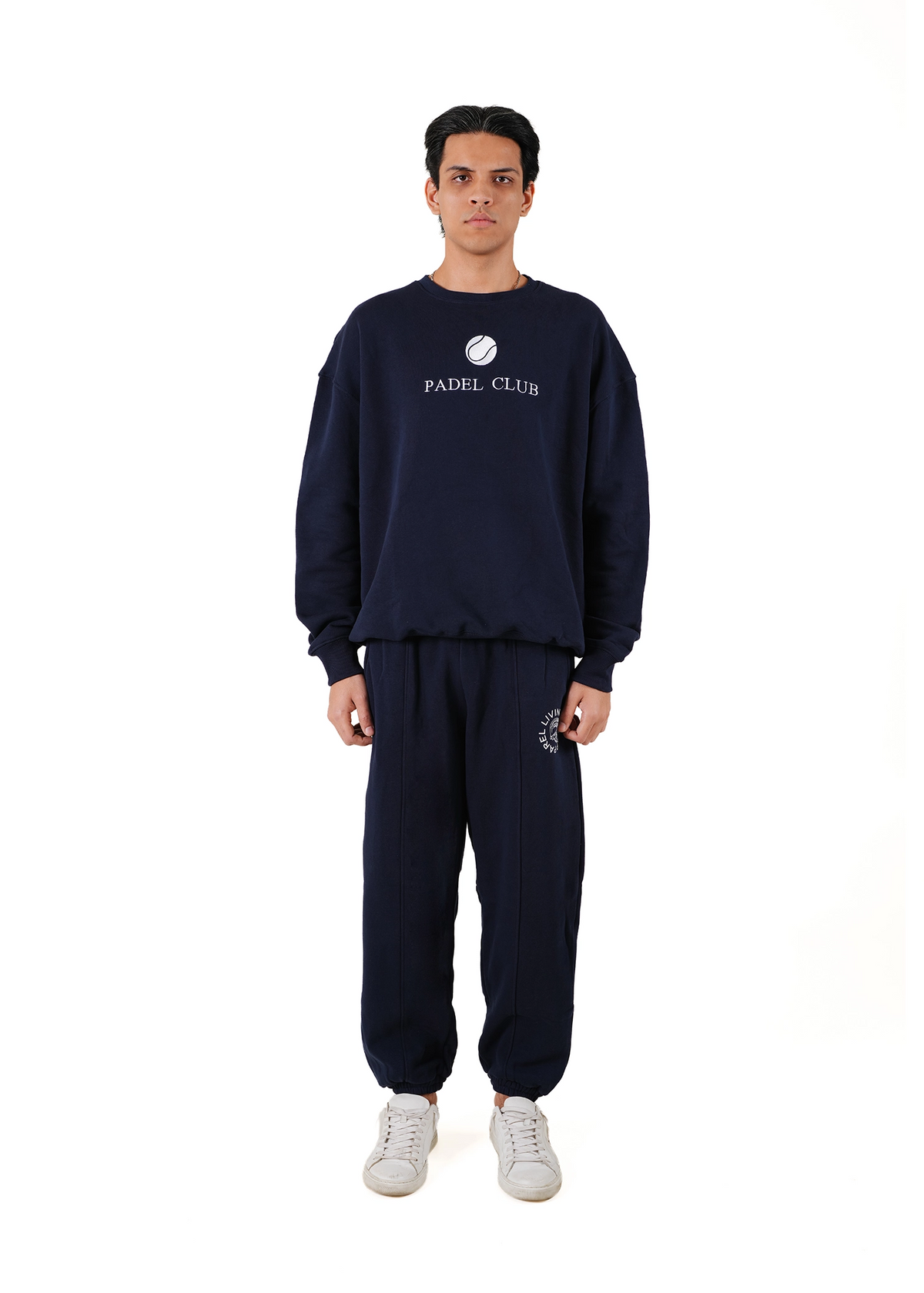 Living Fit Apparel Navy Court Club Sweatpants - CULT - haider