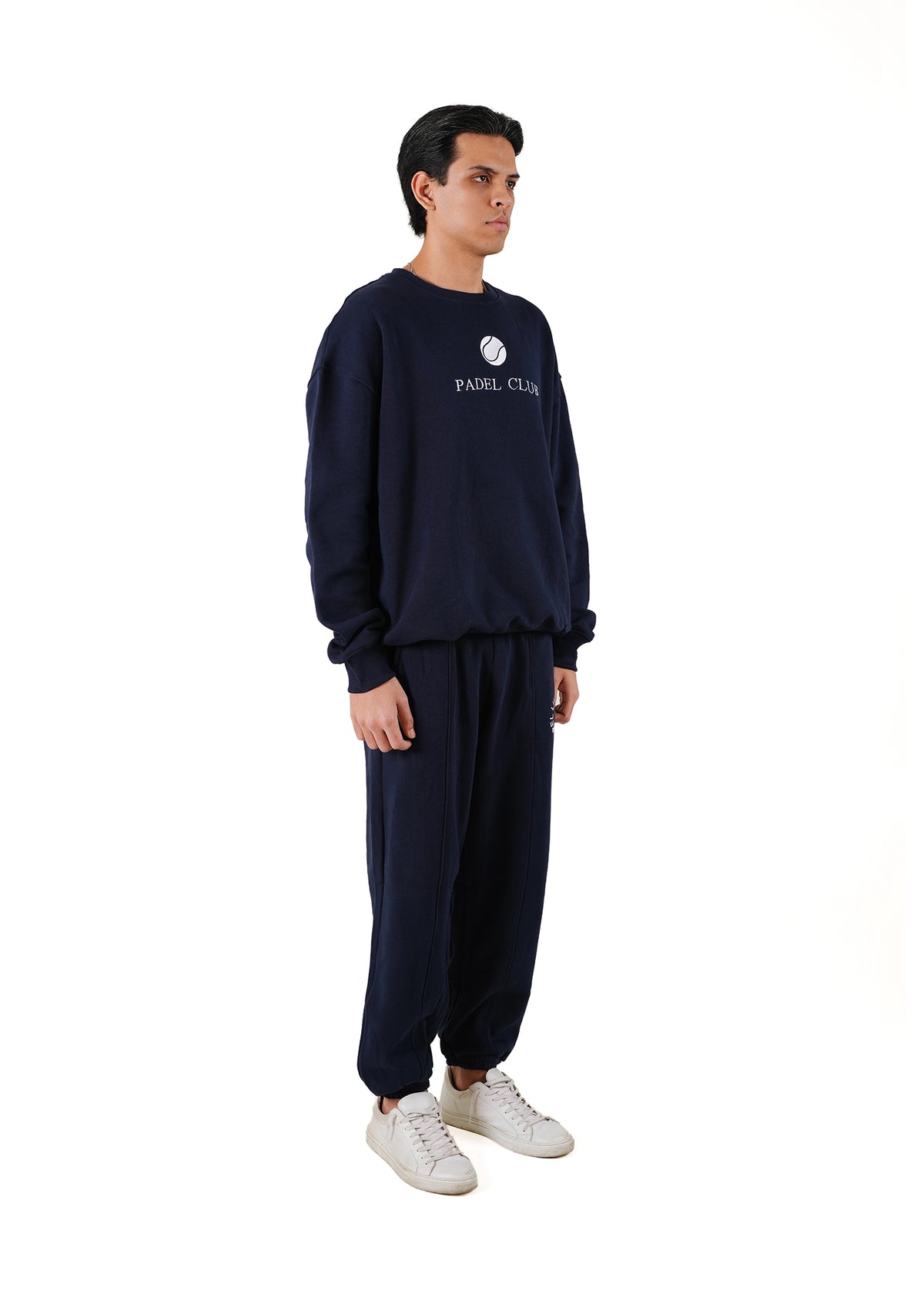 Living Fit Apparel Navy Court Club Sweatshirt - CULT - haider