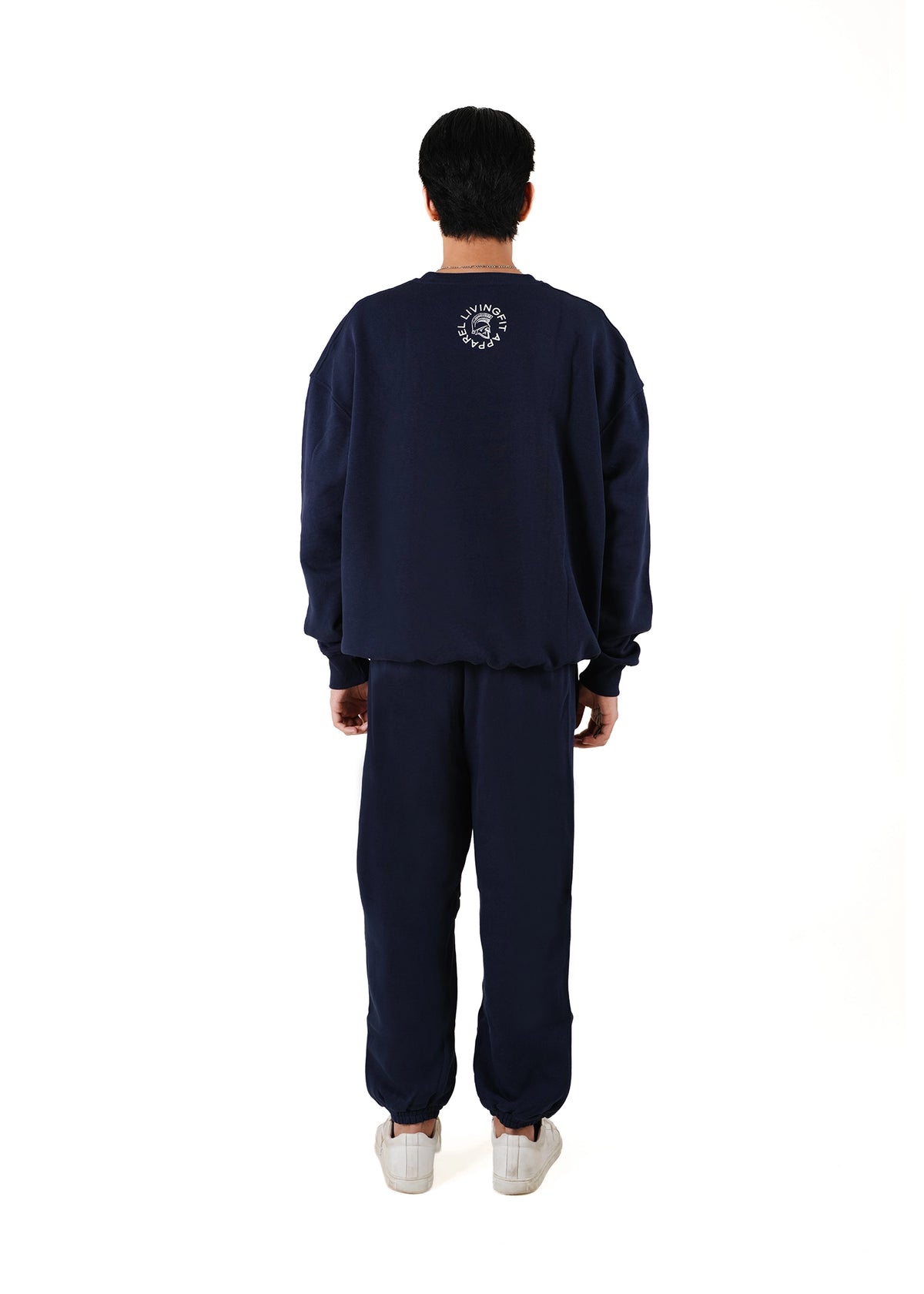 Living Fit Apparel Navy Court Club Sweatshirt - CULT