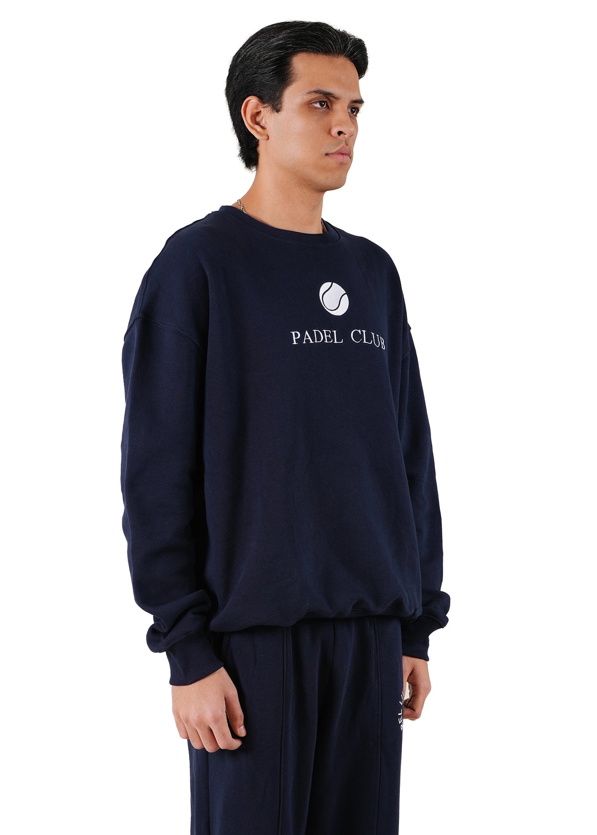 Living Fit Apparel Navy Court Club Sweatshirt - CULT - haider