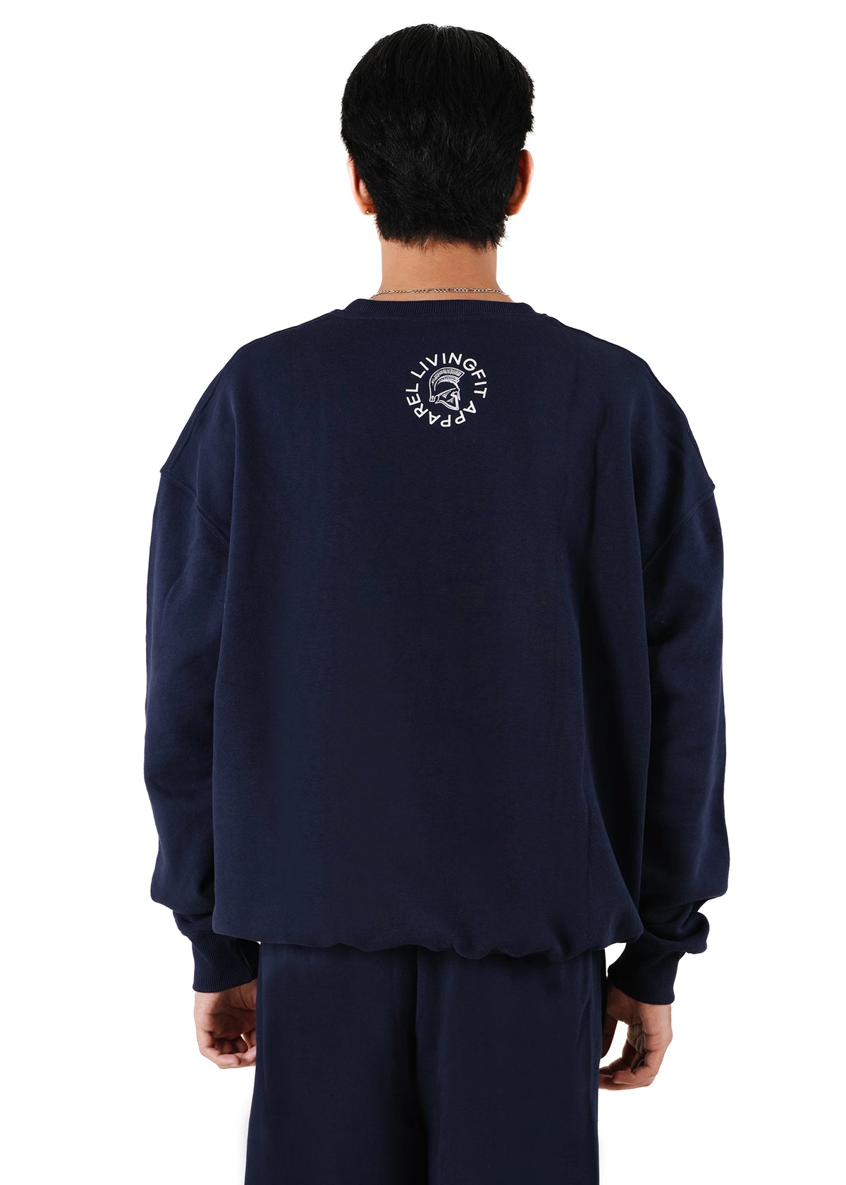 Living Fit Apparel Navy Court Club Sweatshirt - CULT - haider