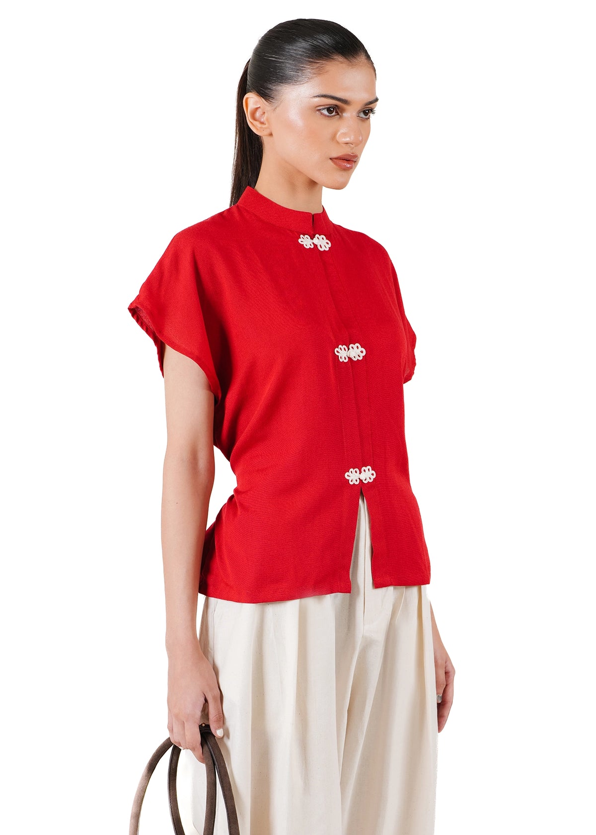 Ishq-e-Amore Red Red Mini Zara Top - CULT