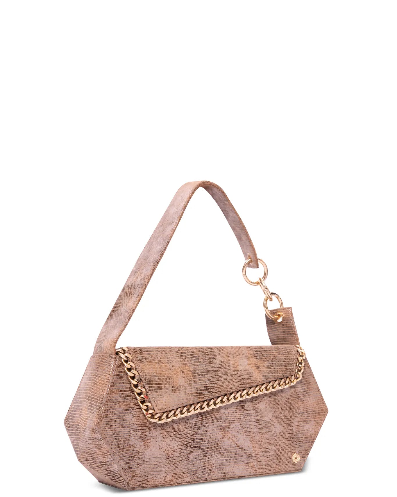 Warp Baguette Whipstitch Mink Lizard Cult store handbags