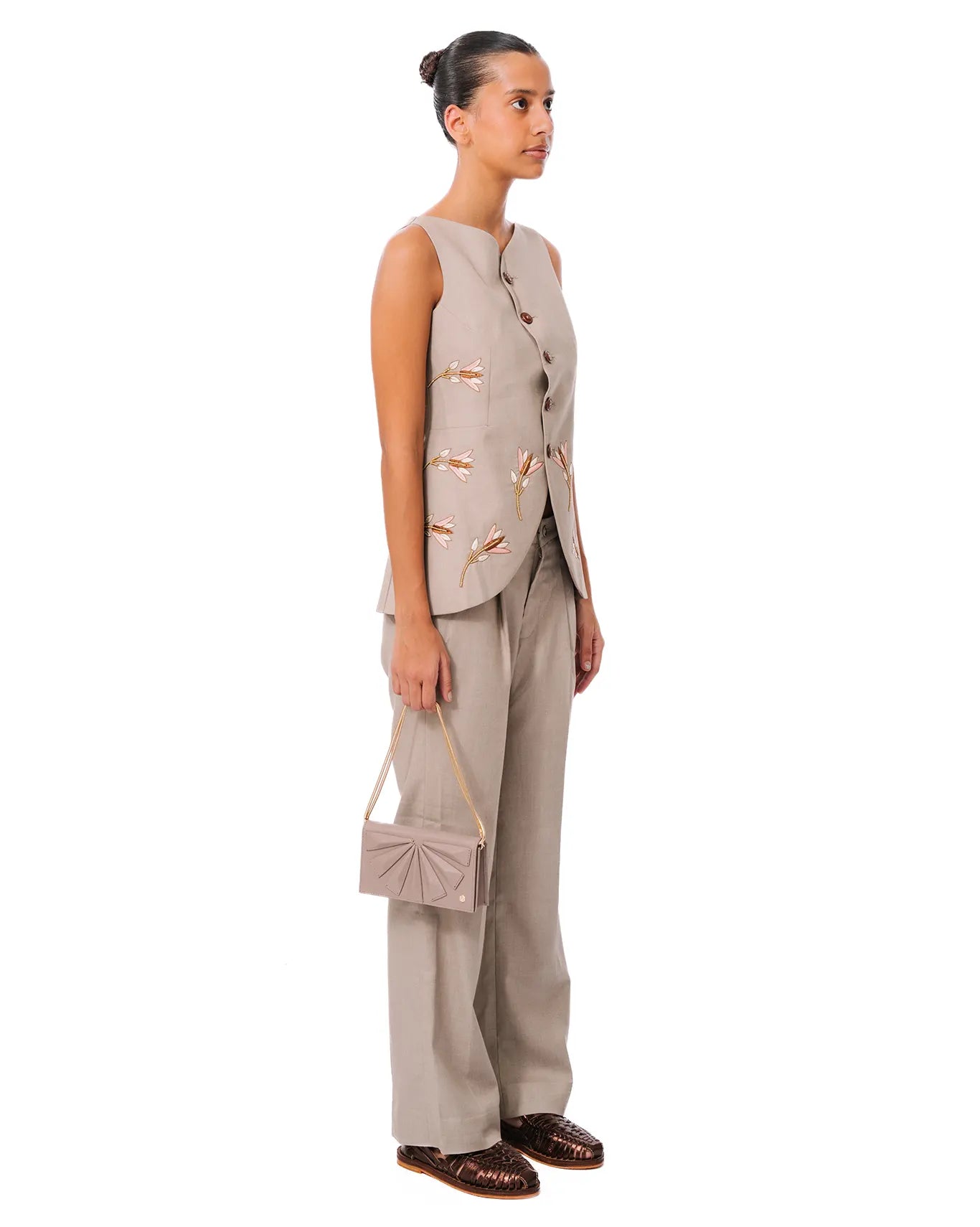 Warp Taupe Wallet On Chain Cult Store