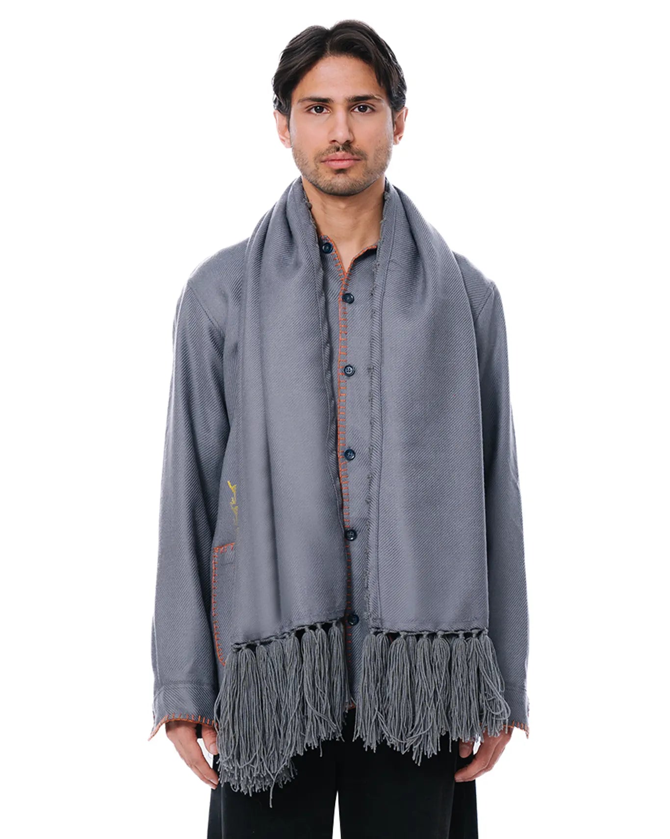 Wear Oga Grey Wool Scarf Cult Store Pakistan