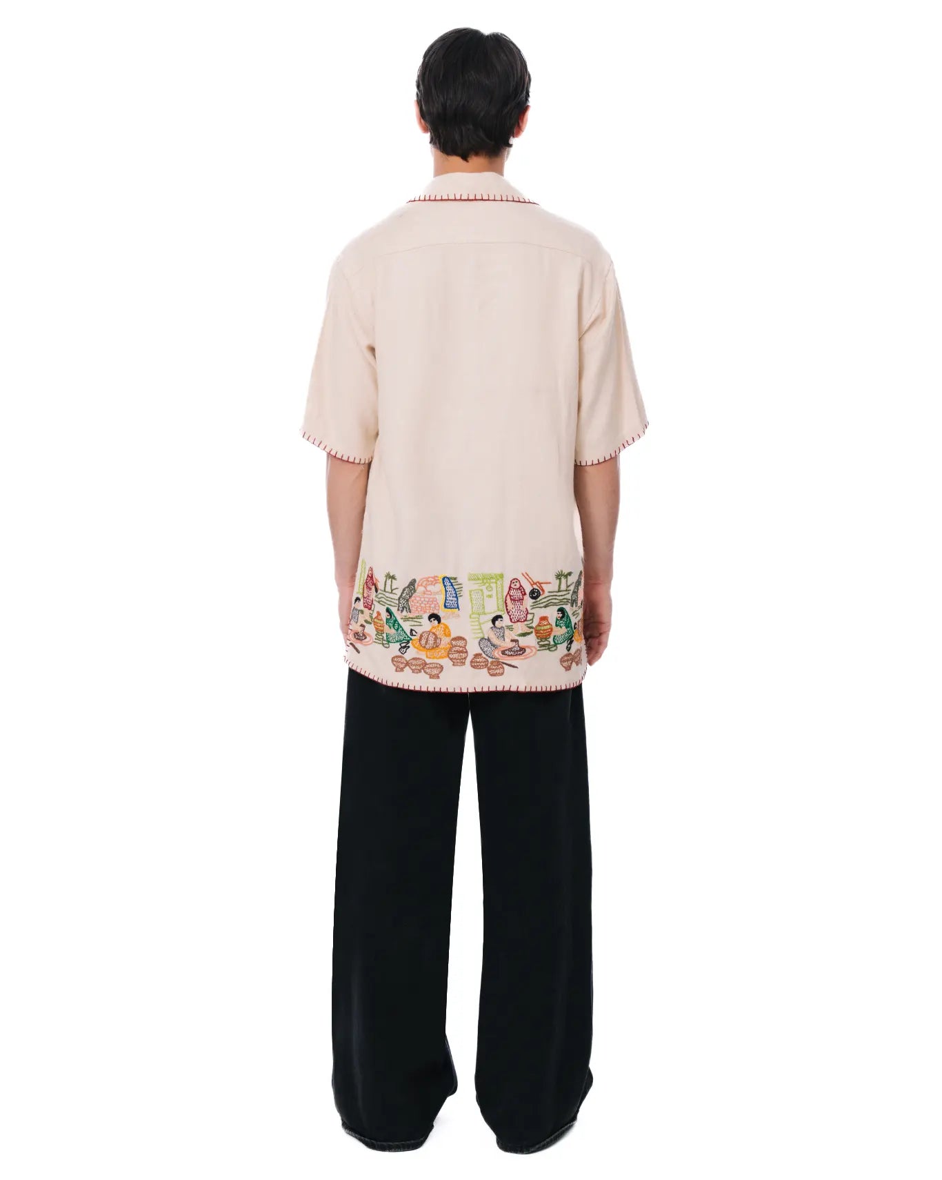 Wear Oga The Artisans Shirt in cream cult store karachi 5 