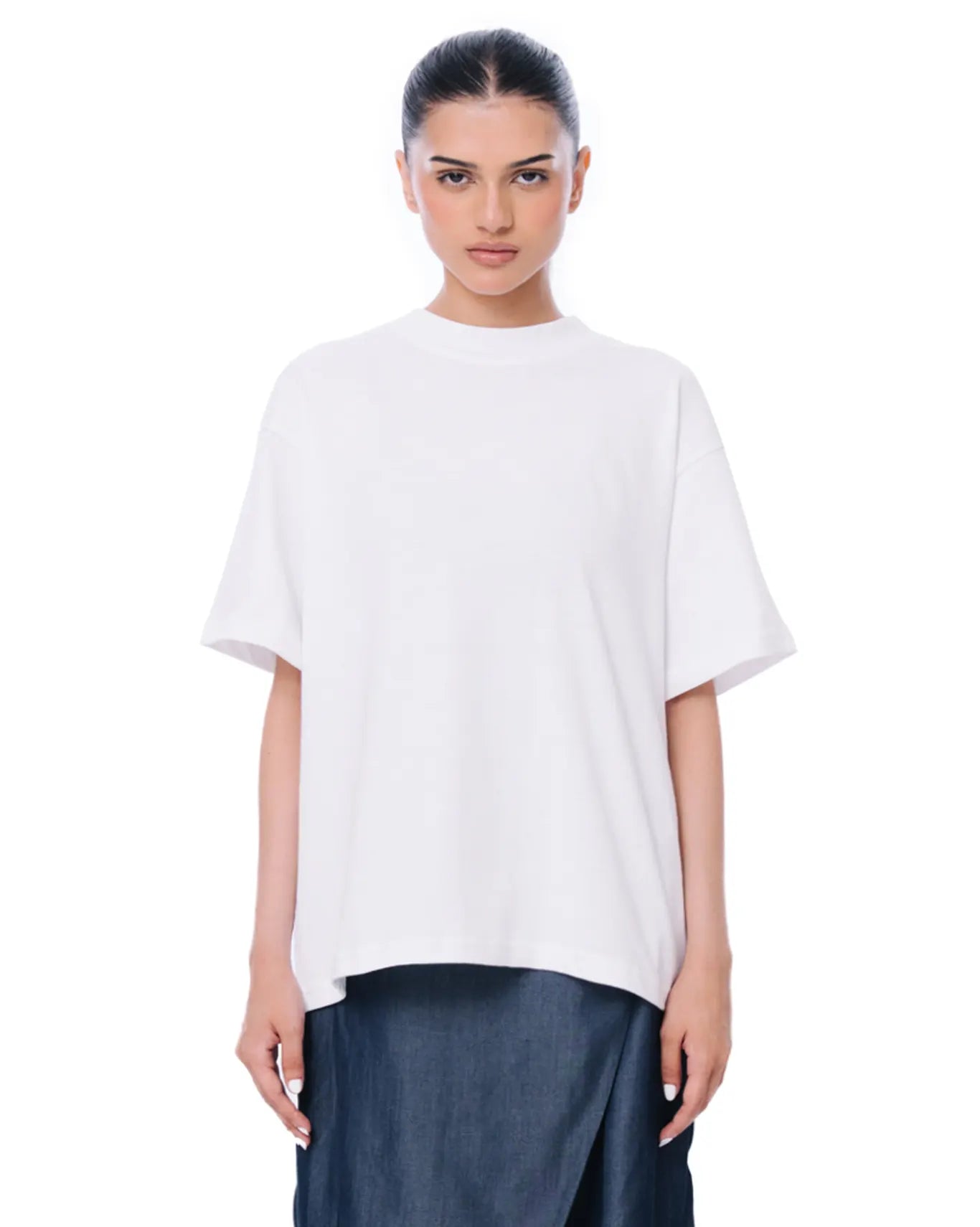 White F&F tee