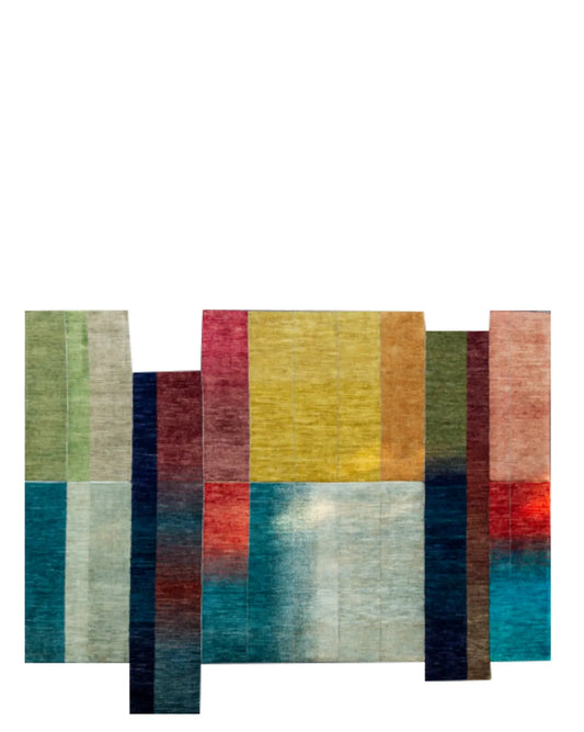 *alittlemorestudio Multicolour Smog Calendar Rug