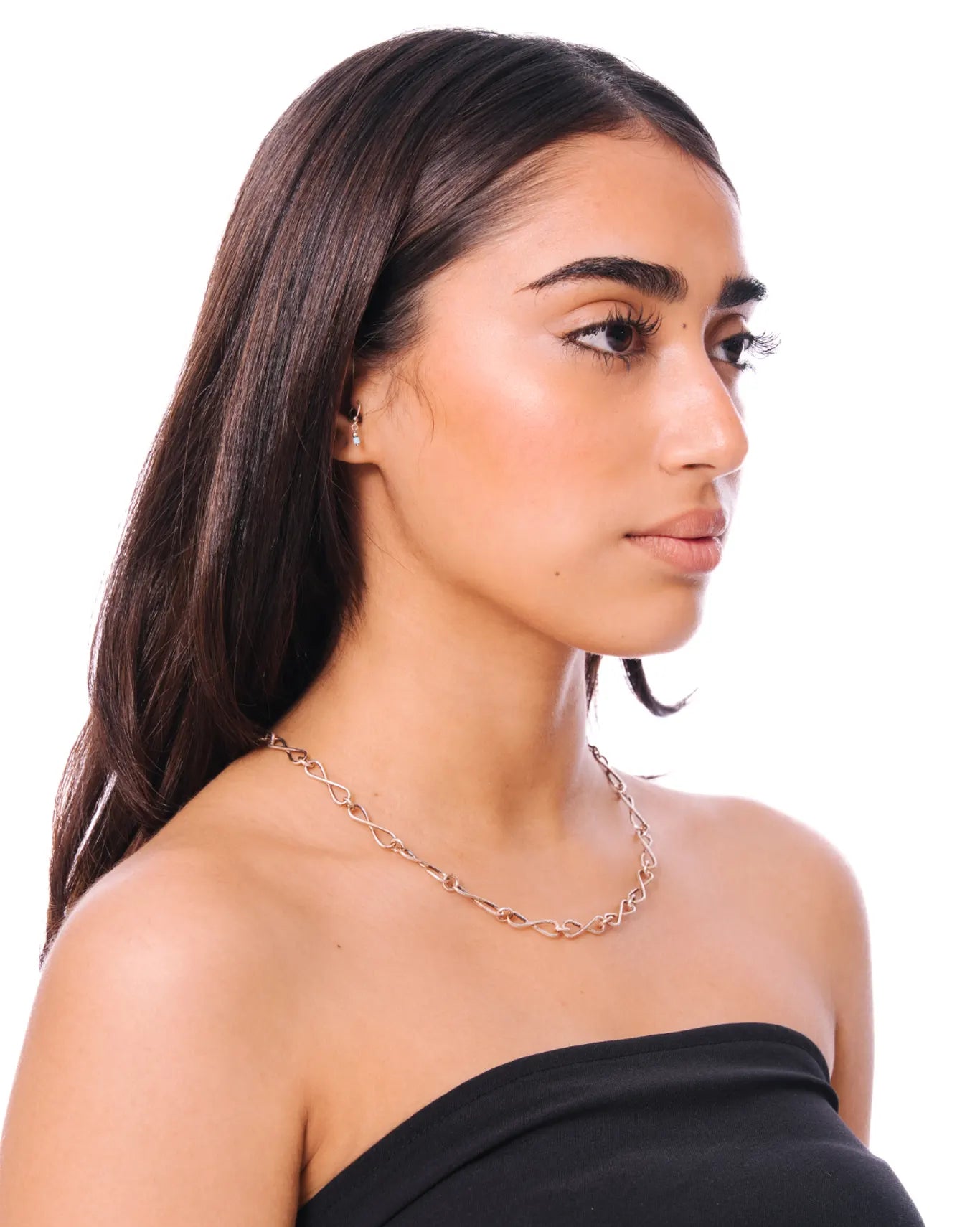 Amna Shariff Silver Silver Infinity Chain - CULT - haider