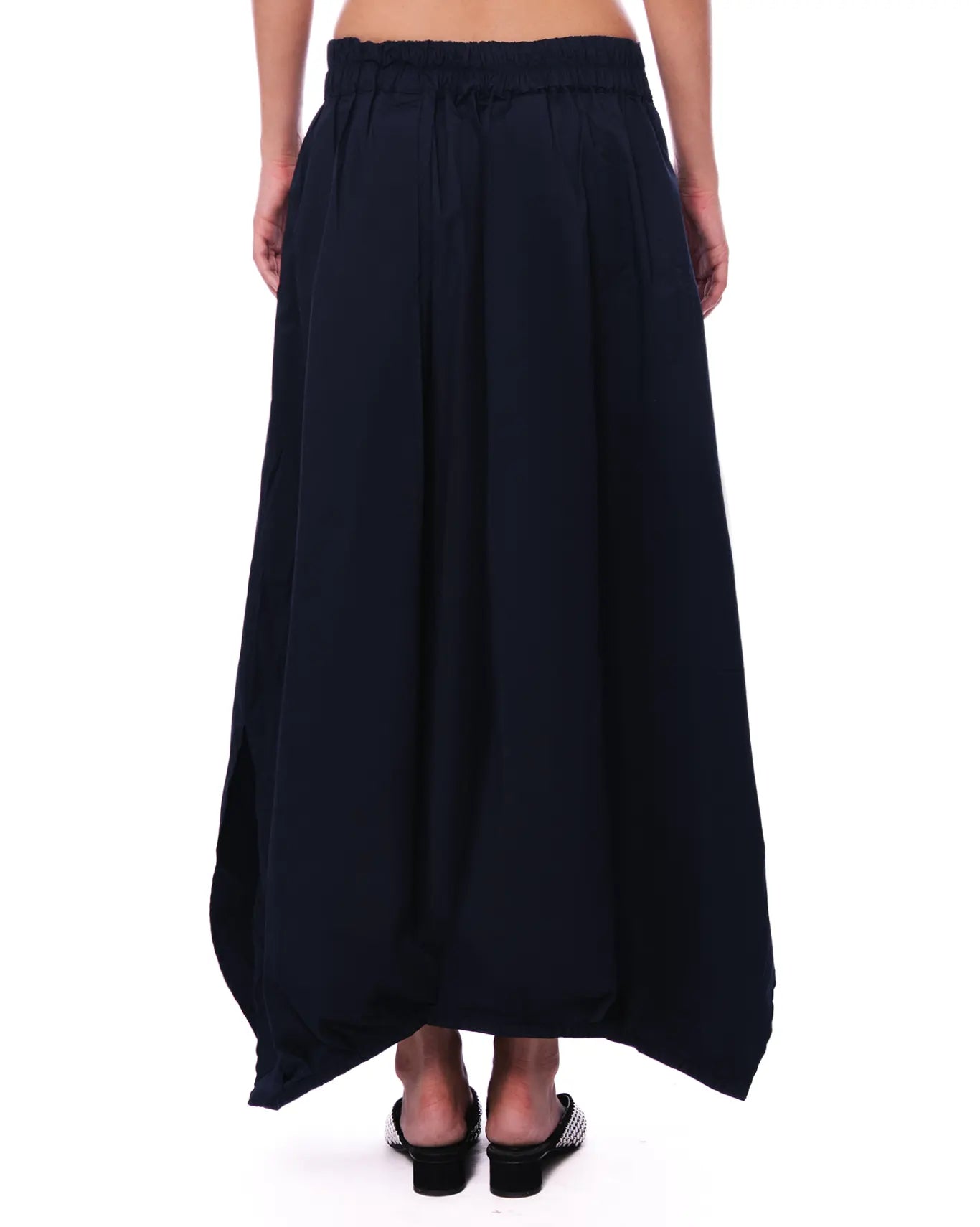 Baro Studio Navy Blue Navy Balloon Skirt - CULT - haider